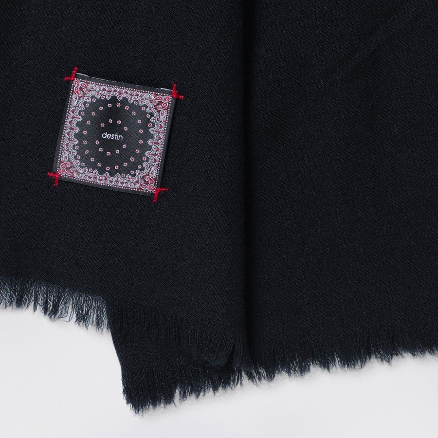 destin o1d2blof0125 Size: OS / Wool Scarf in Black Size ONE SIZE - 3 Thumbnail