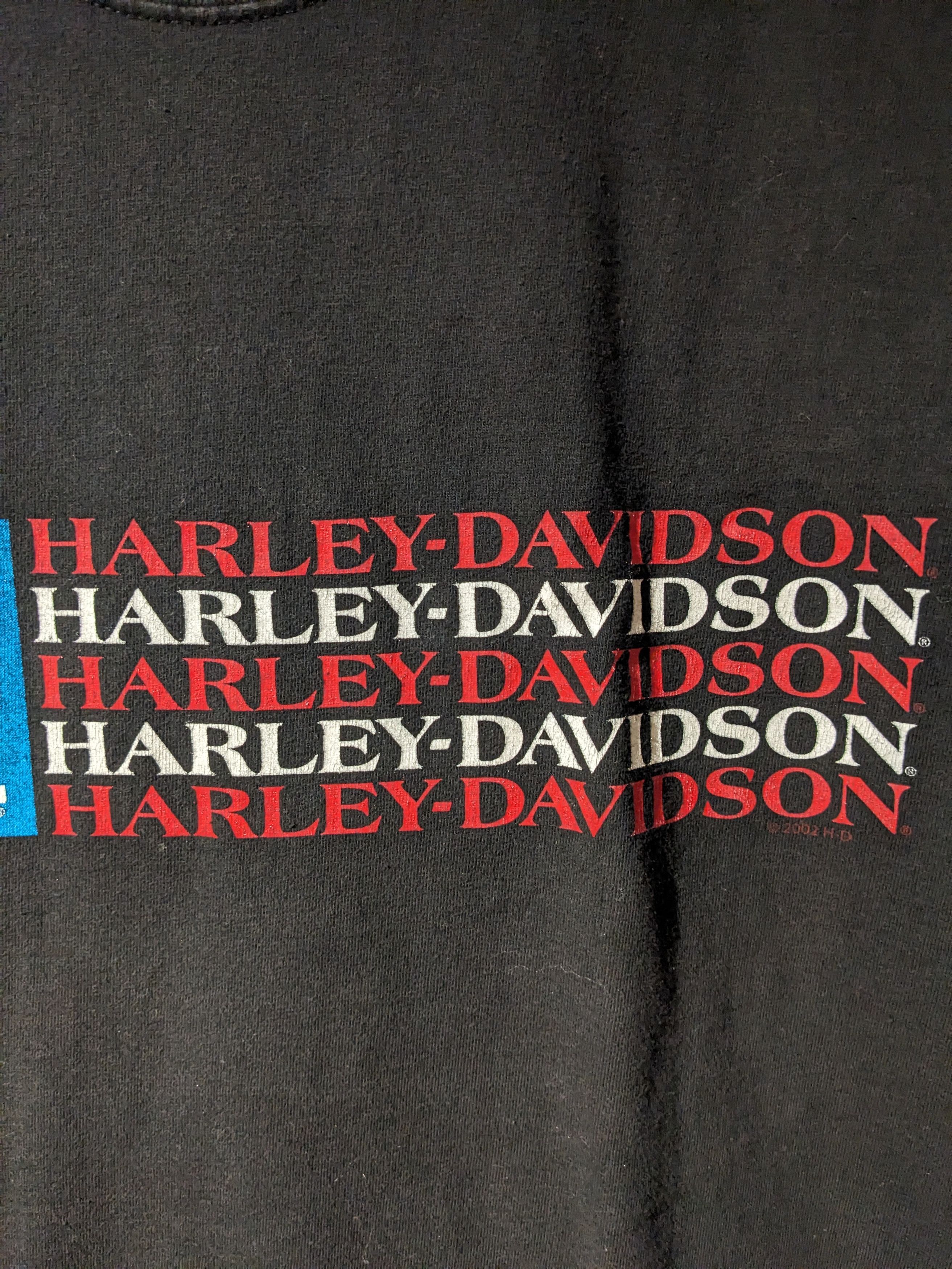Harley Davidson × Vintage Vintage 2002 Harley Davidson Las Vegas Motorcycle T-Shirt Size US L / EU 52-54 / 3 - 5 Thumbnail