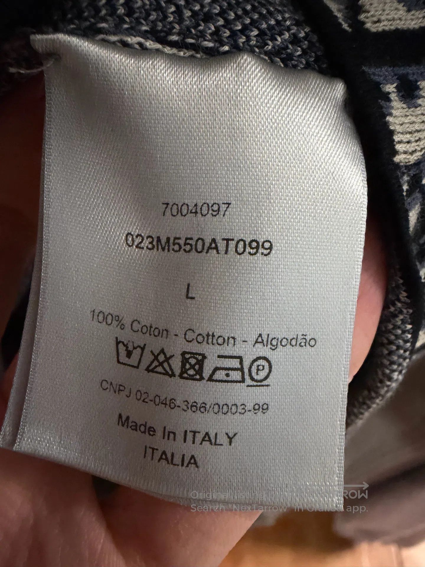Dior Dior Logo printed cotton shirt| Size US L / EU 52-54 / 3 - 4 Thumbnail