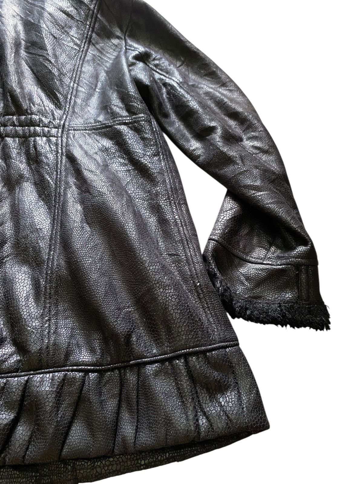Japanese Brand Vtg Snake Skin Arte Soie Fur Leather Jacket Size US S / EU 44-46 / 1 - 6 Thumbnail