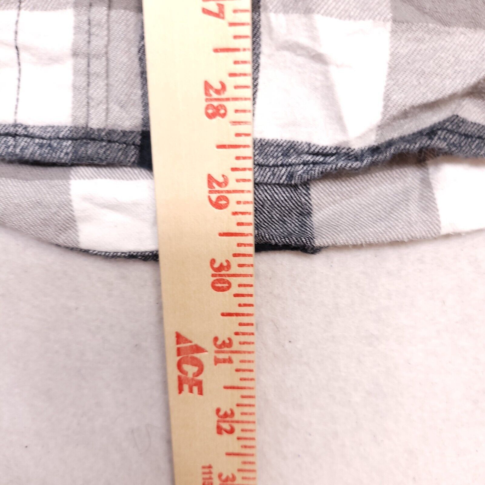 Weatherproof Weatherproof Gingham Flannel Shirt Mens Size XL White Size US XL / EU 56 / 4 - 2 Thumbnail