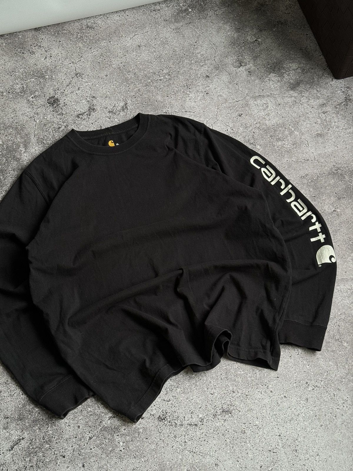 Carhartt × Vintage Vintage Carhartt big logo Y2K oversized long sleeve Size US XL / EU 56 / 4 - 3 Thumbnail