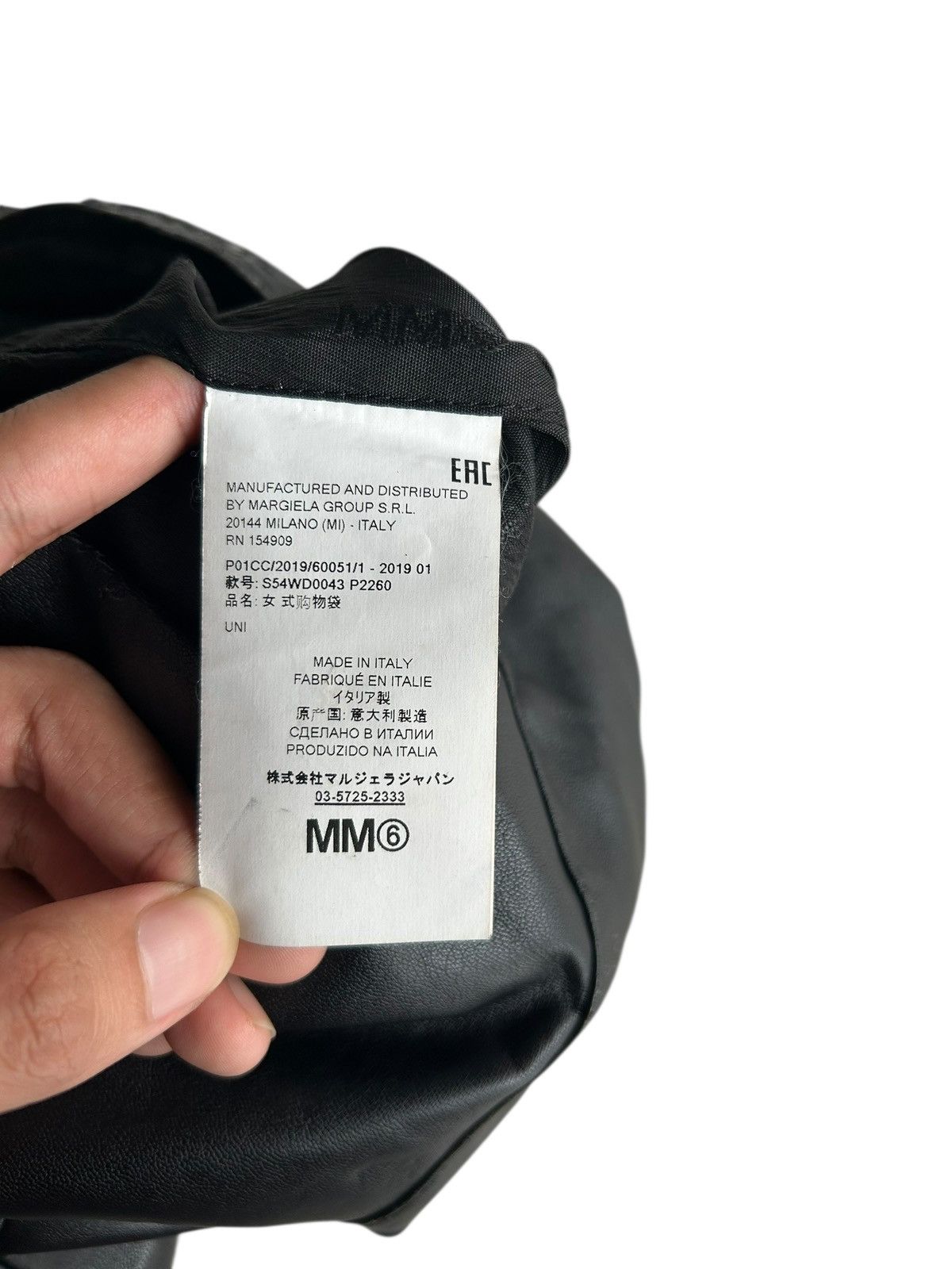 Maison Margiela MM6 - Maison Margiela Leather Distressed Tote Bag Size ONE SIZE - 6 Thumbnail
