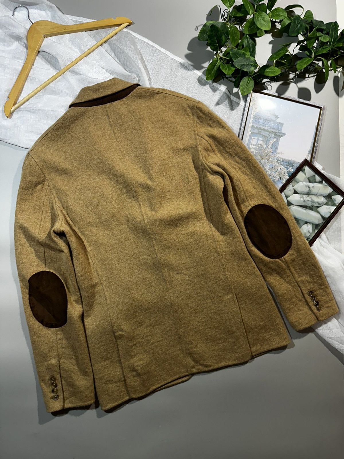 Ralph Lauren Purple Label RLPL 60% Cashmere Wool Suede Elbow Patch Hand-Tailored Size 42R - 17 Thumbnail