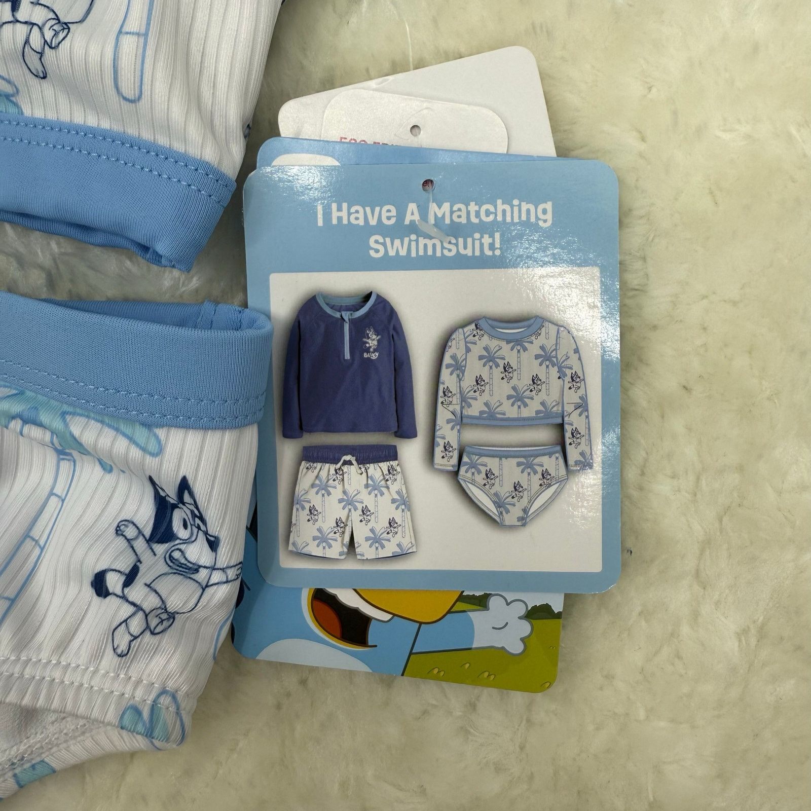 Other NWT Bluey Girls 2-Piece Toddler Long Sleeve Summer Swimsuit Size ONE SIZE - 4 Thumbnail