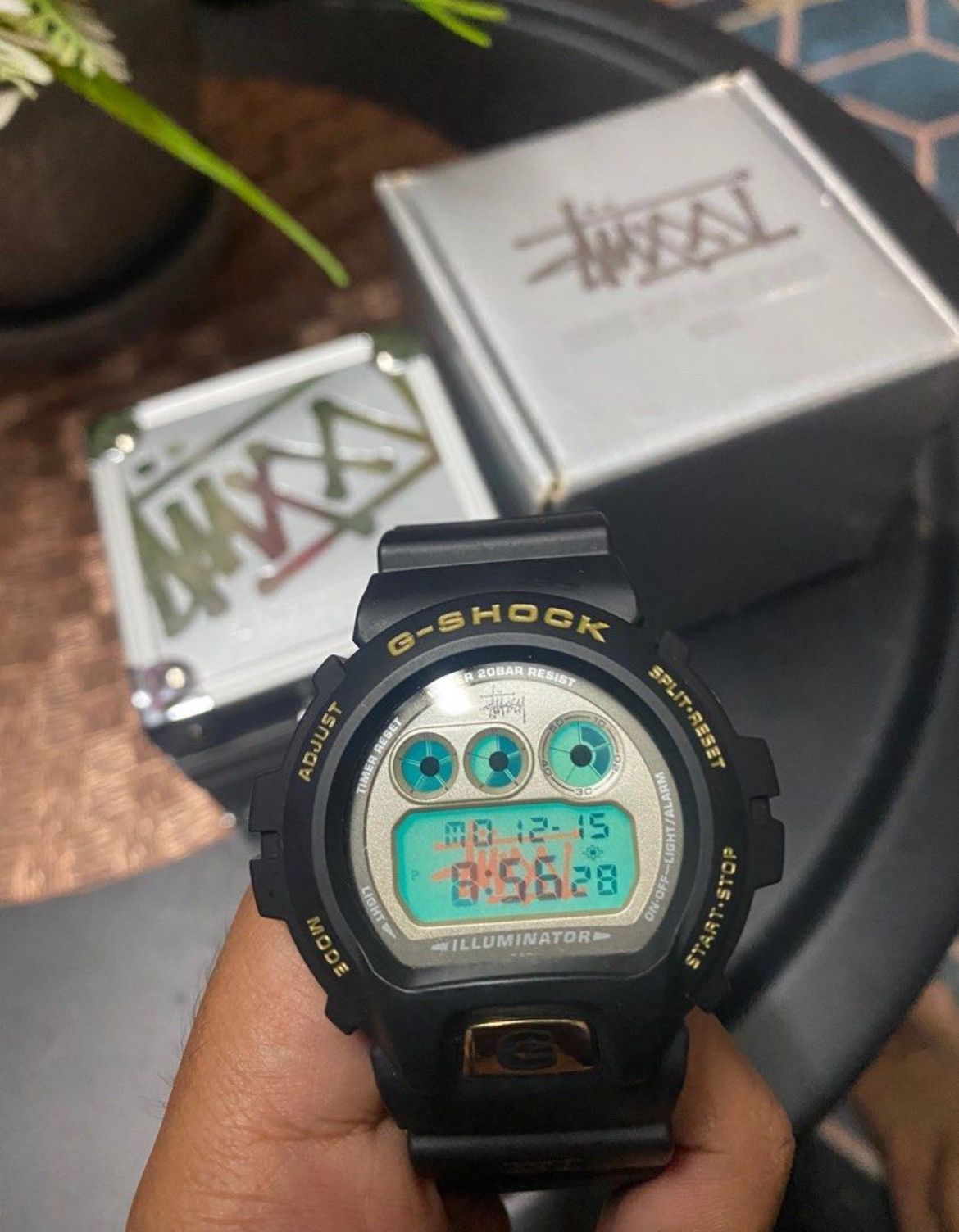 G Shock × Stussy Limited Edition Gshock x Stussy 'Checkered' | Grailed