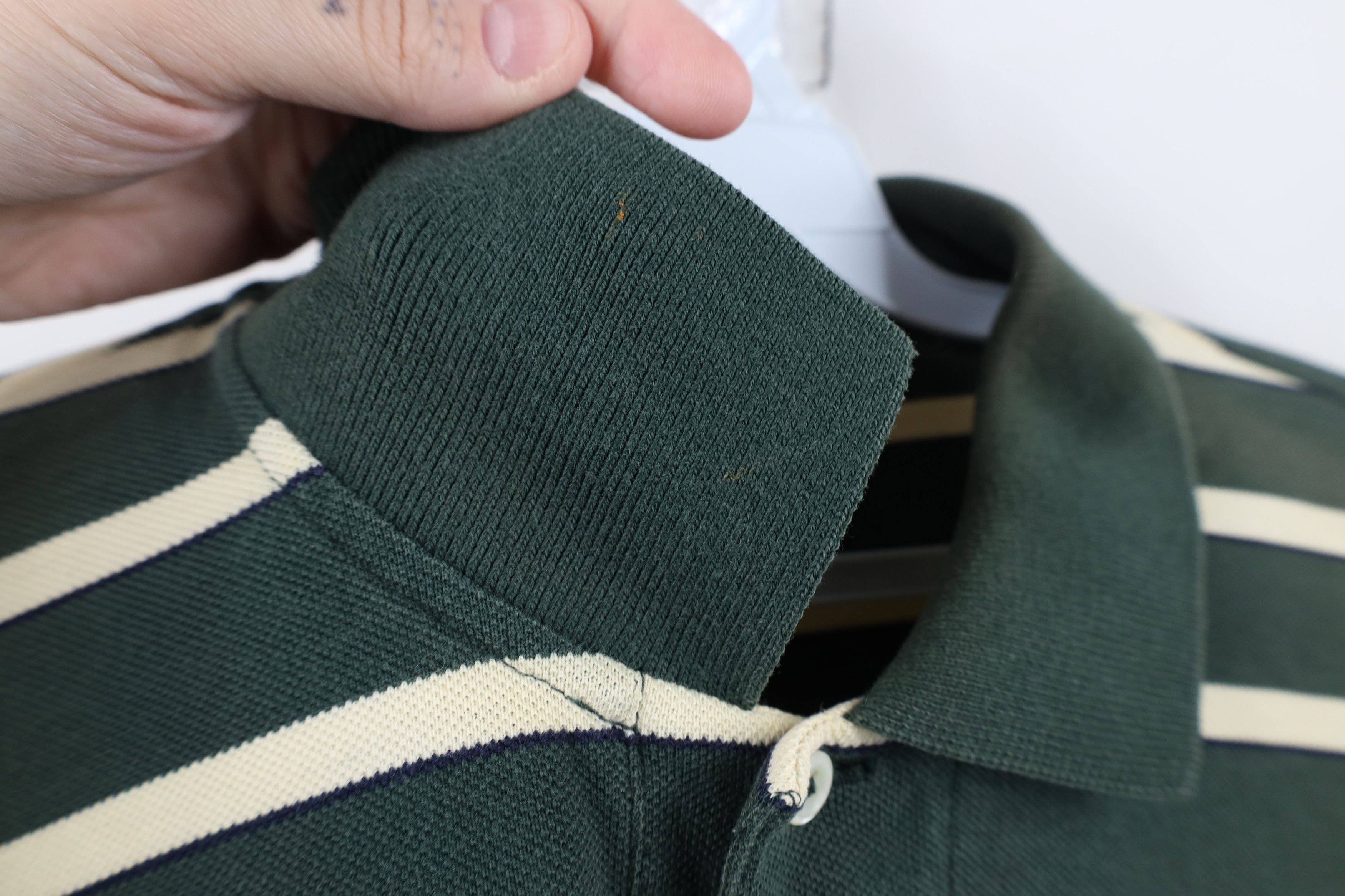 Ralph Lauren × Vintage Vintage 90s Ralph Lauren Striped Long Sleeve Rugby Polo Size US L / EU 52-54 / 3 - 7 Thumbnail