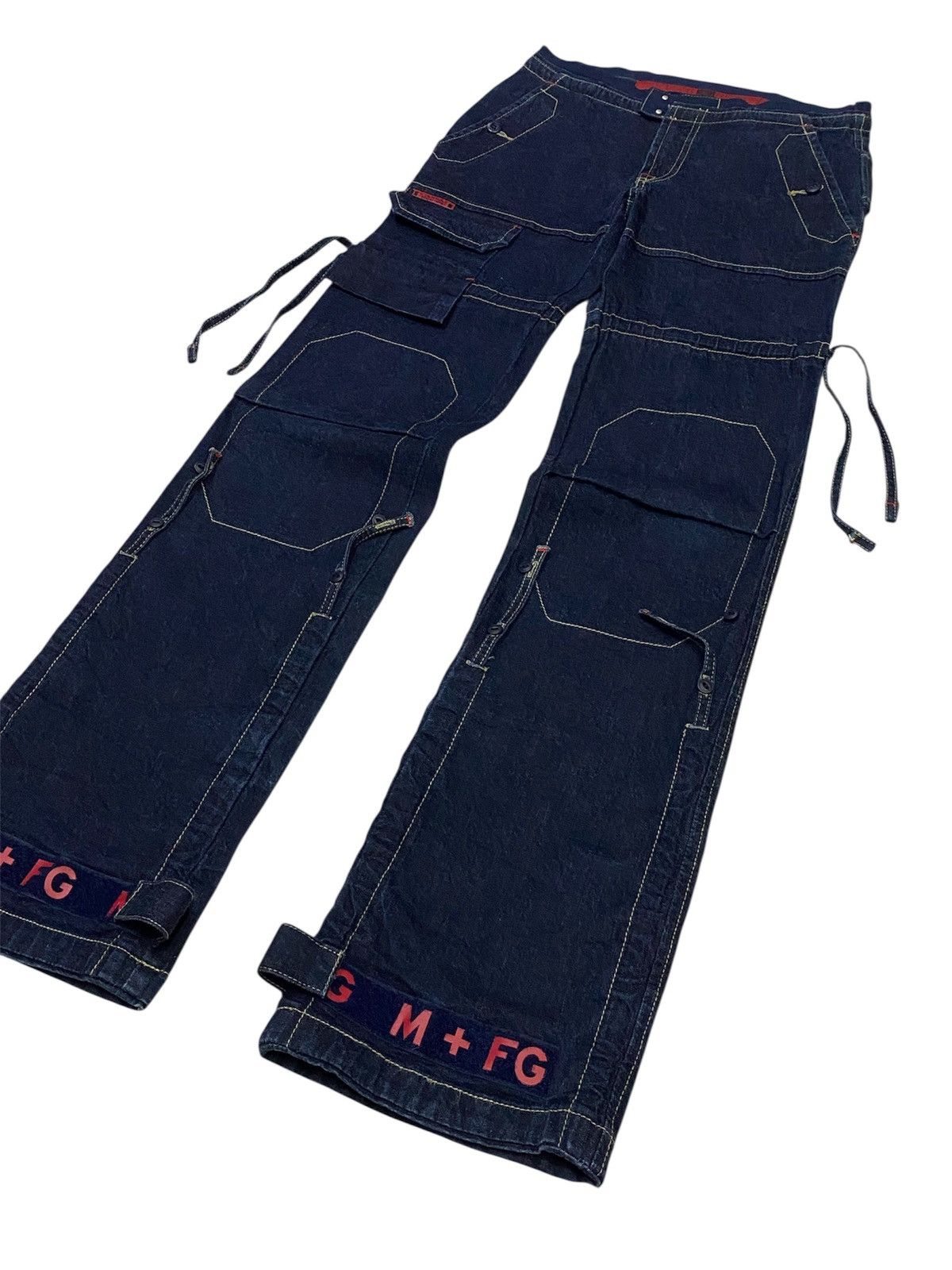 Marithe + Francois Girbaud Marithe Francois Girbaud Wide Leg Jeans Size 26" / US 2 / IT 38 - 20 Thumbnail