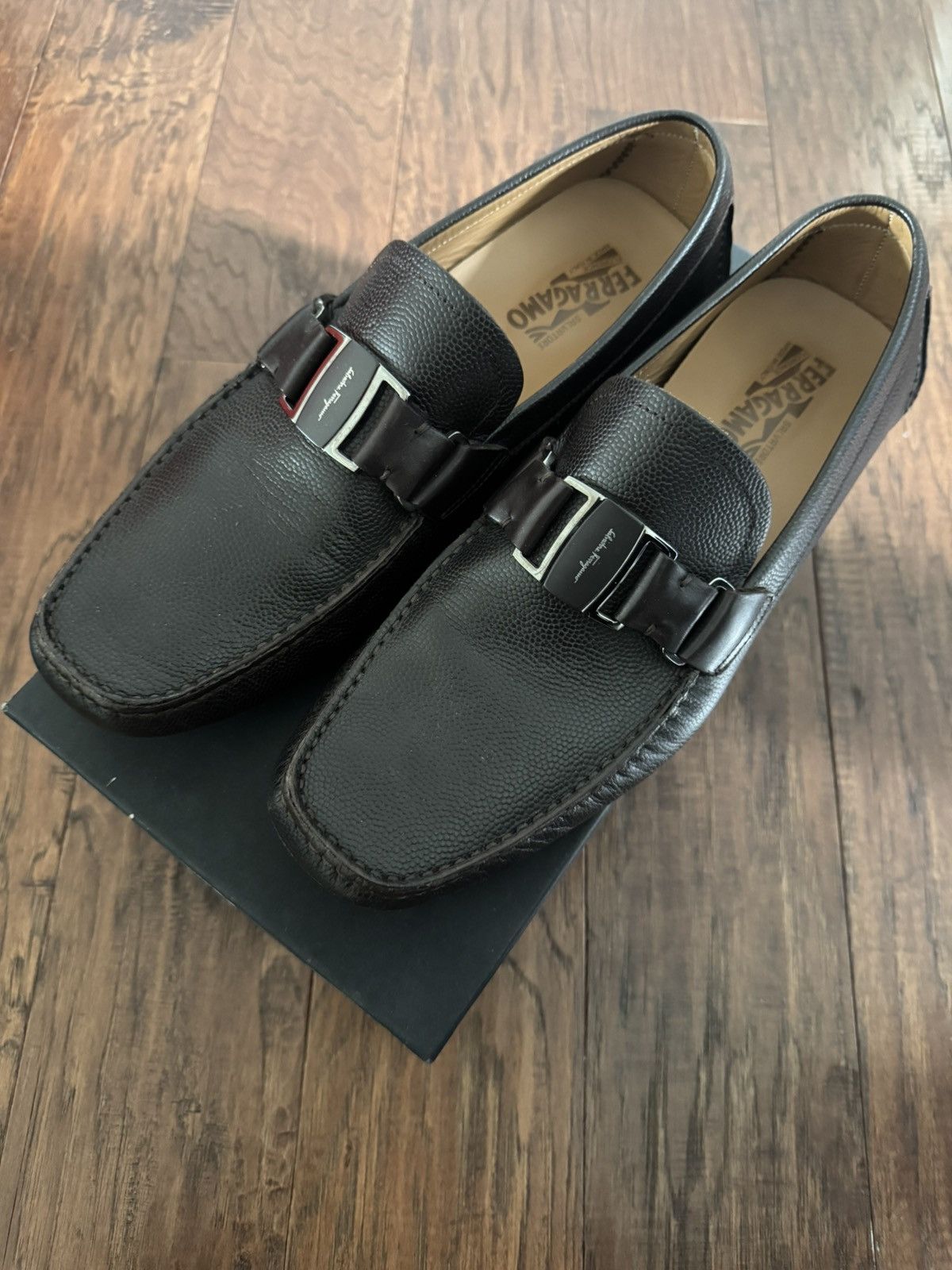 Salvatore Ferragamo Leather Ferragamo loafers Size US 11 / EU 44 - 1 Thumbnail