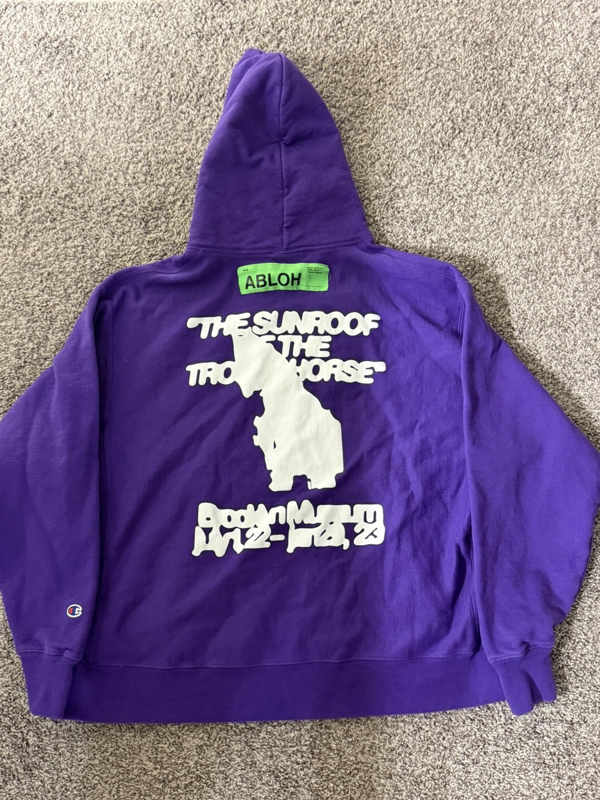 Off-White Off White Champion Virgil Abloh Figures of Speech Hoodie Size US XXL / EU 58 / 5 - 5 Thumbnail