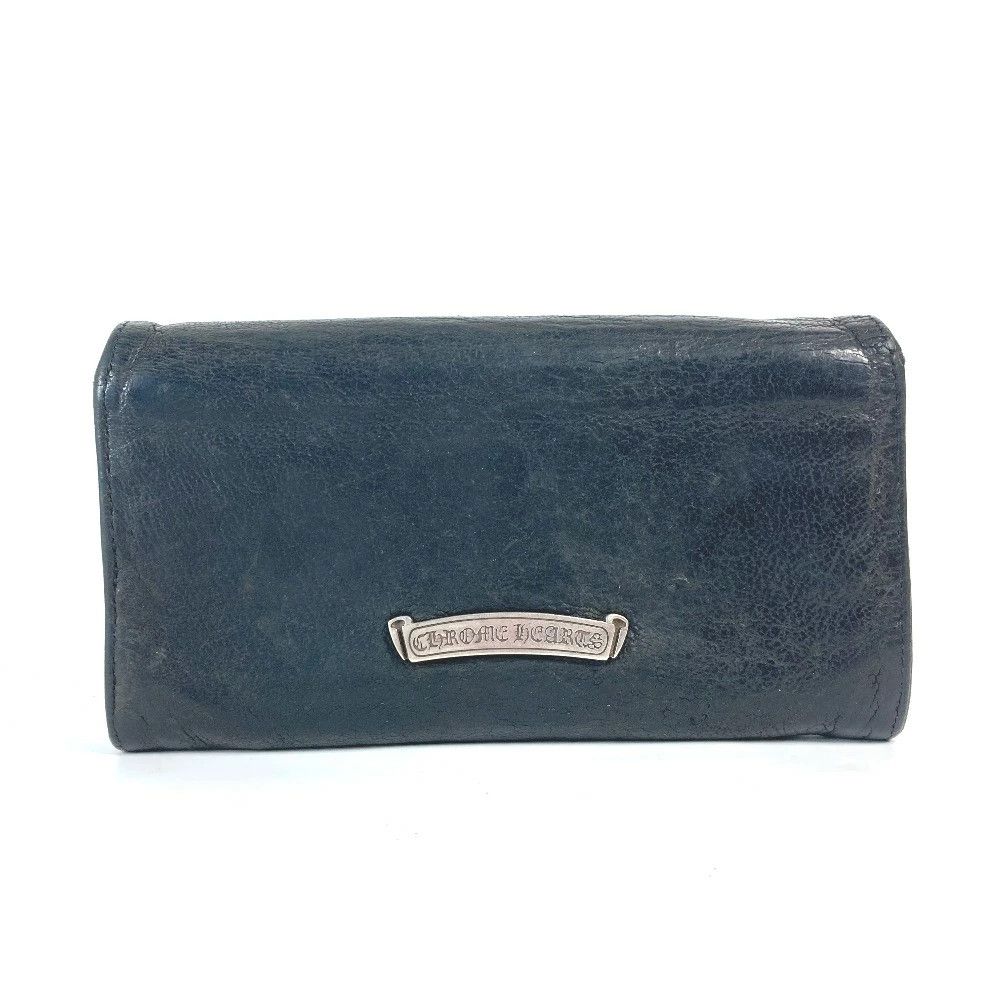 Chrome Hearts CHROME HEARTS Judy Long Wallet Black Leather Size ONE SIZE - 2 Thumbnail