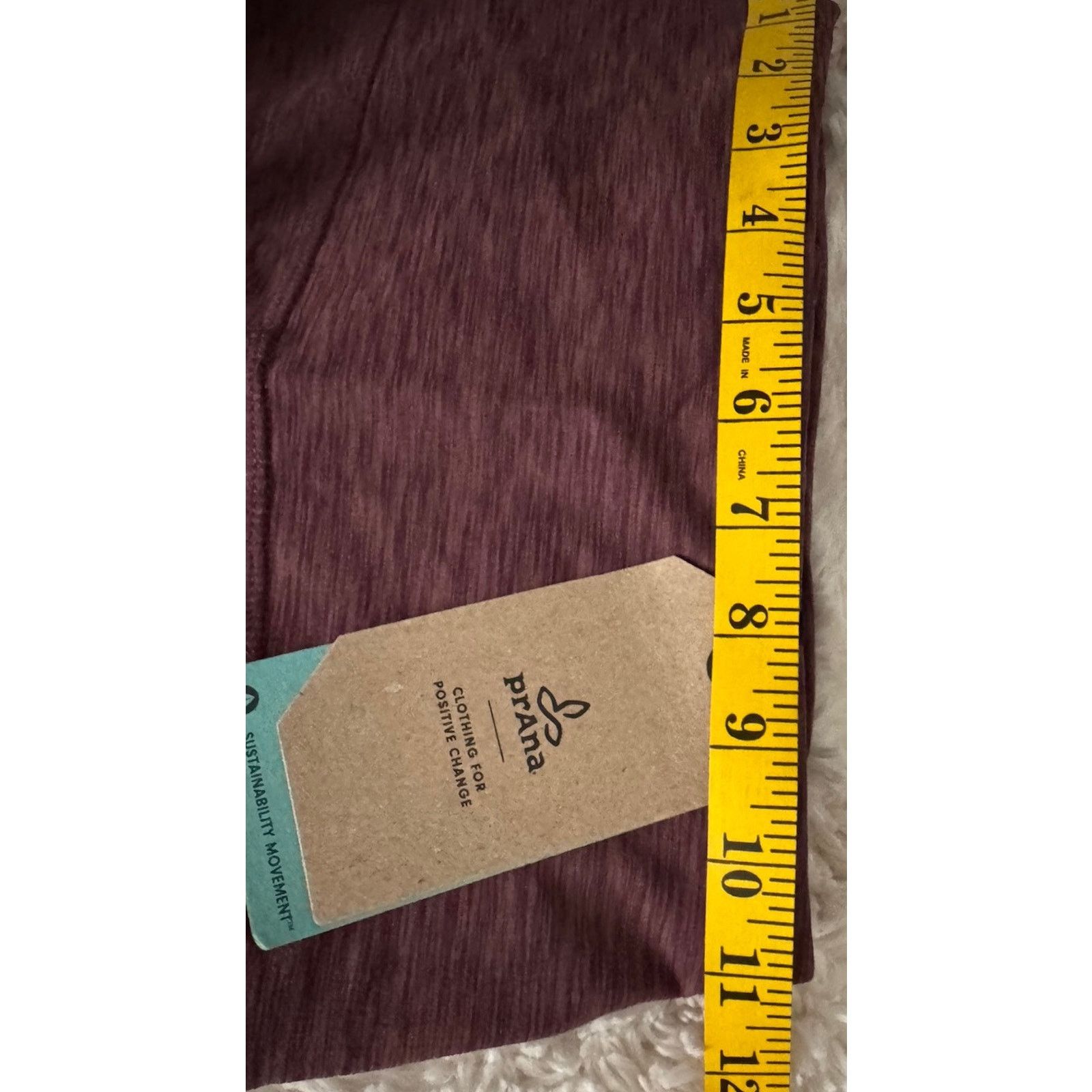 Prana prAna Kimble Shorts Bike Yoga Flannel Heather Women’s XS NEW Size 22" - 6 Thumbnail
