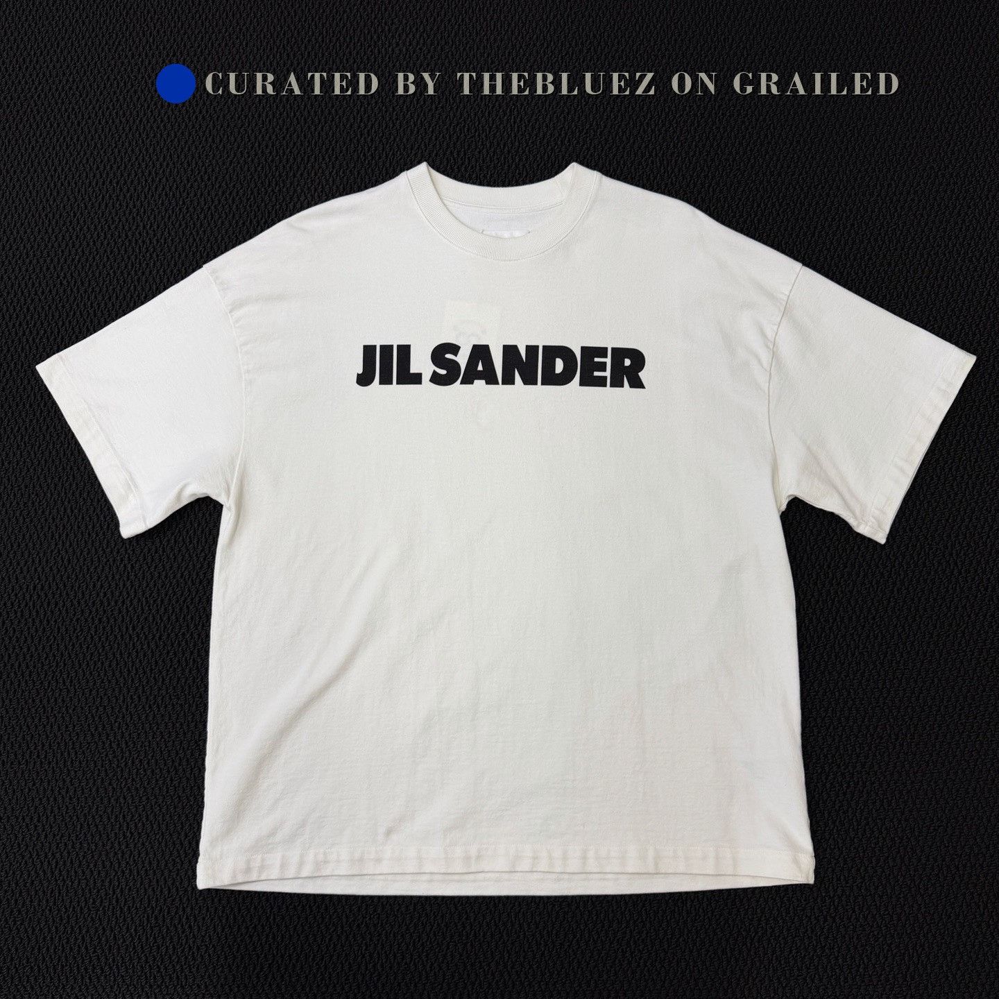 Jil Sander JIL SANDER Letter Logo White T-Shirt Size US L / EU 52-54 / 3 - 1 Thumbnail