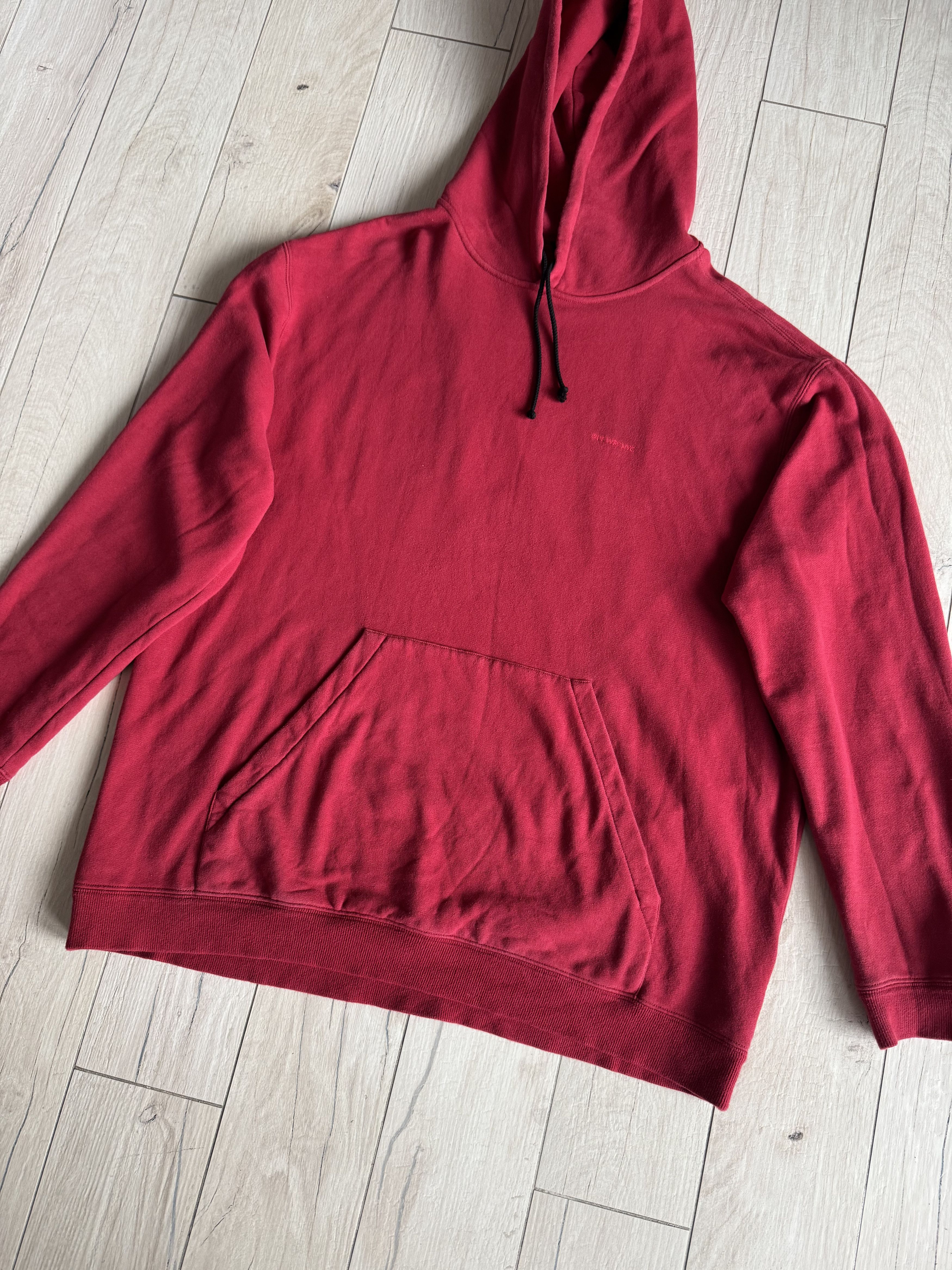 Calvin Klein 205W39NYC Calvin Klein 205W39NYC Big Logo Oversized Red Hoodie Size US L / EU 52-54 / 3 - 4 Thumbnail