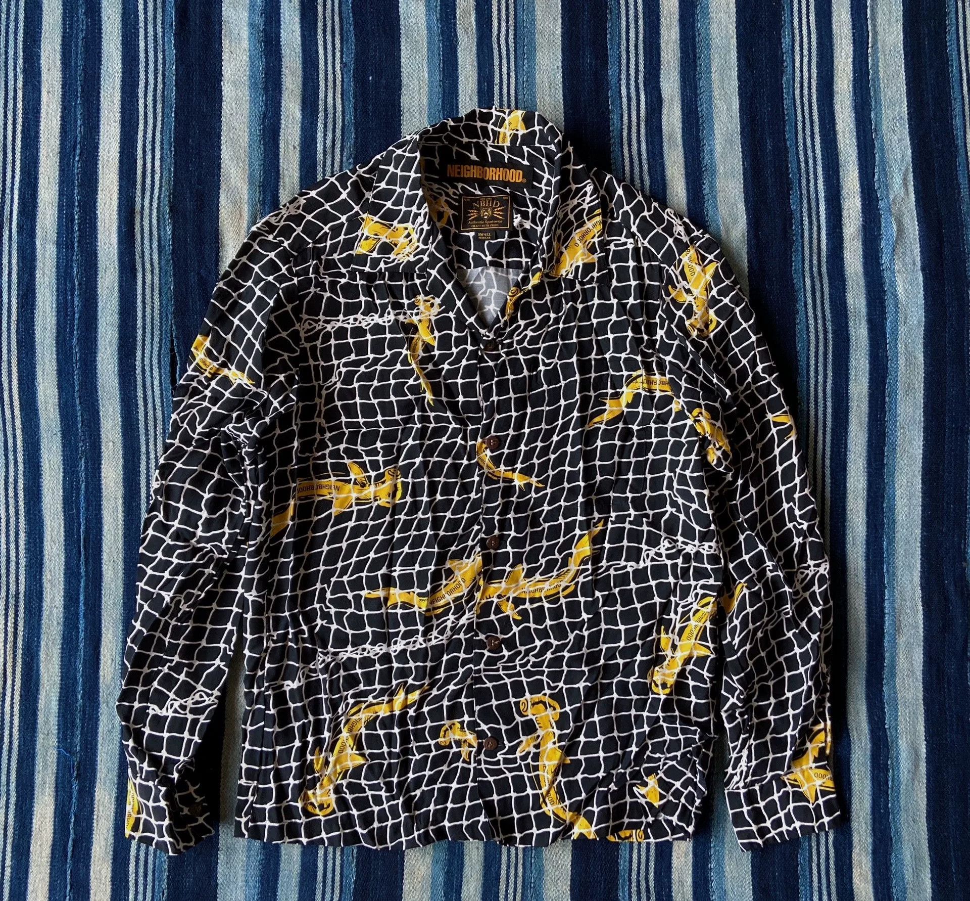 Neighborhood neighborhood shark aloha long sleeve shirt Size US S / EU 44-46 / 1 - 1 Thumbnail