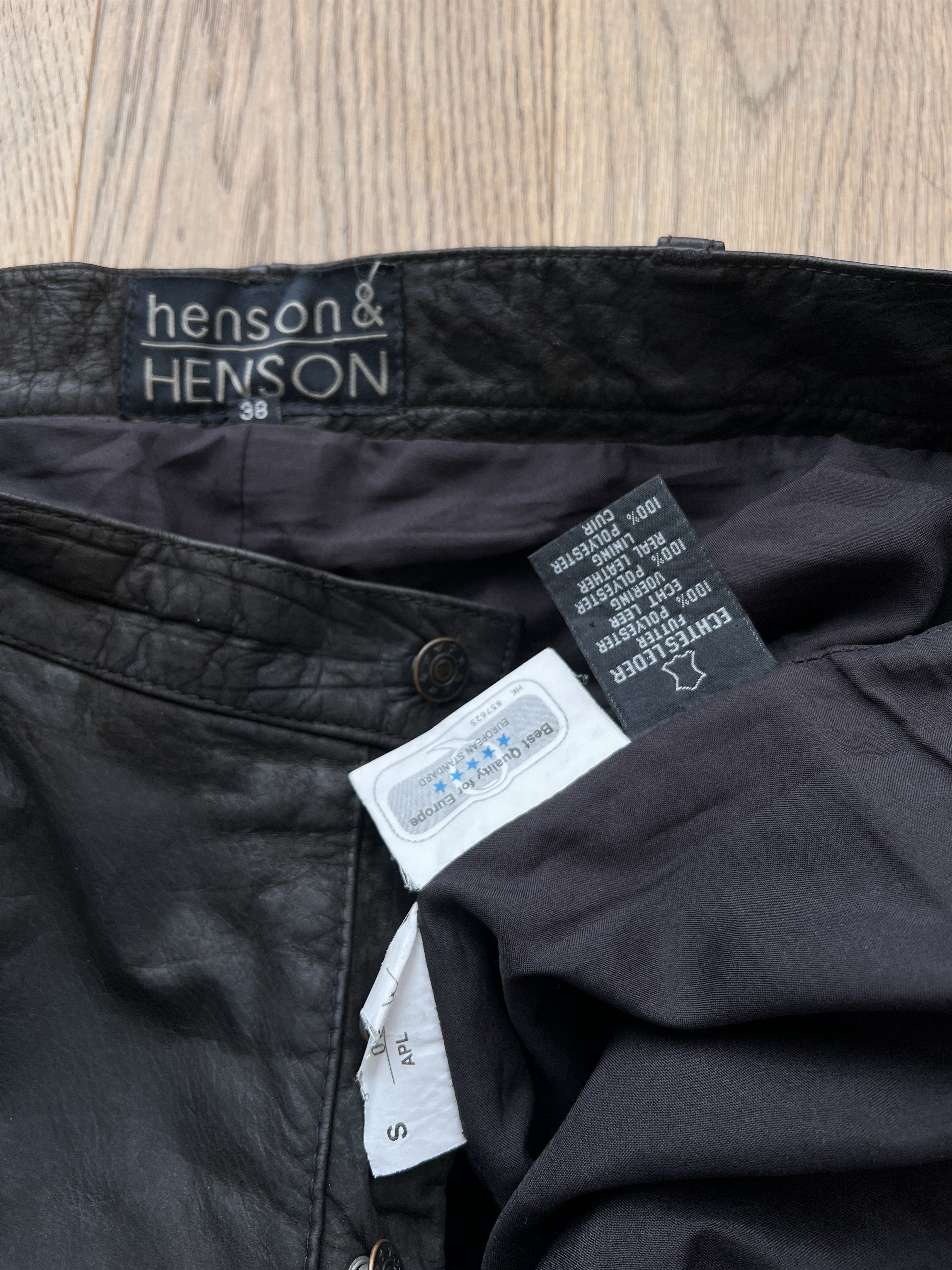 Hysteric Glamour True faded VTG 90s cowboy core leather pants baggy y2k opium Size US 36 / EU 52 - 11 Thumbnail