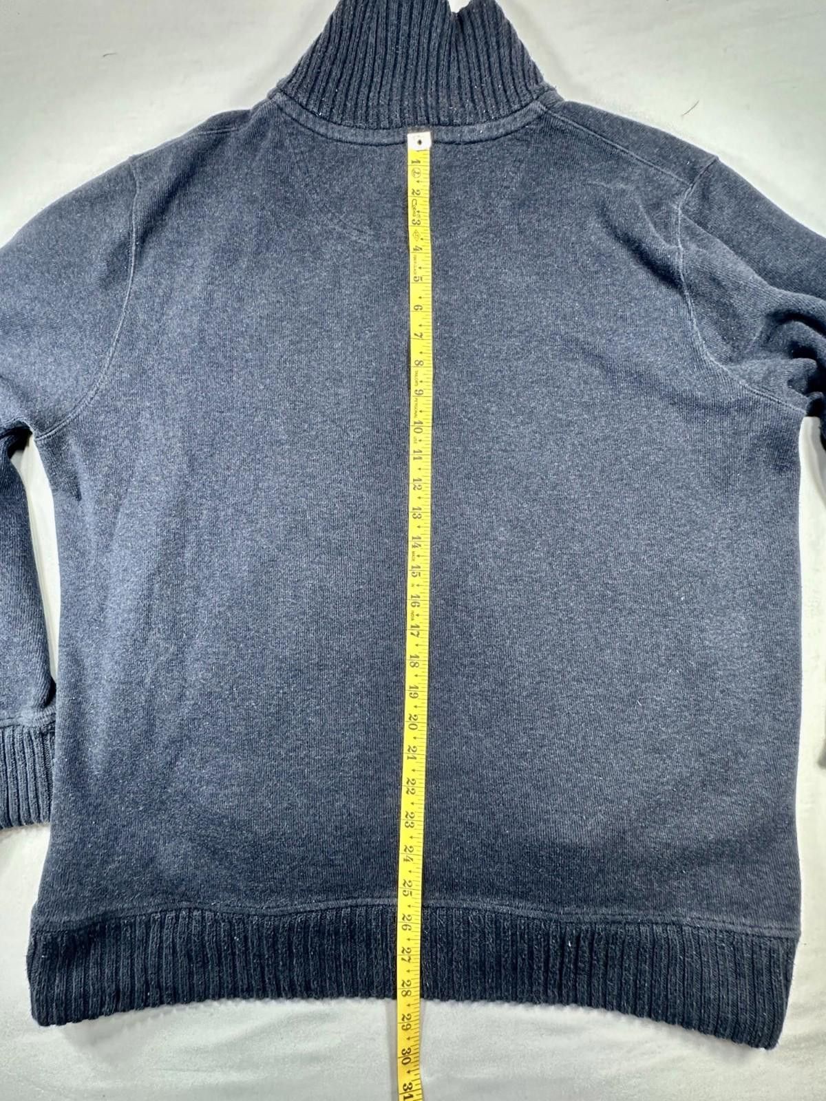 Lands' End Lands End Men's XL Blue 1/2 Button Heavy Pullover Sweater Size US XL / EU 56 / 4 - 5 Thumbnail