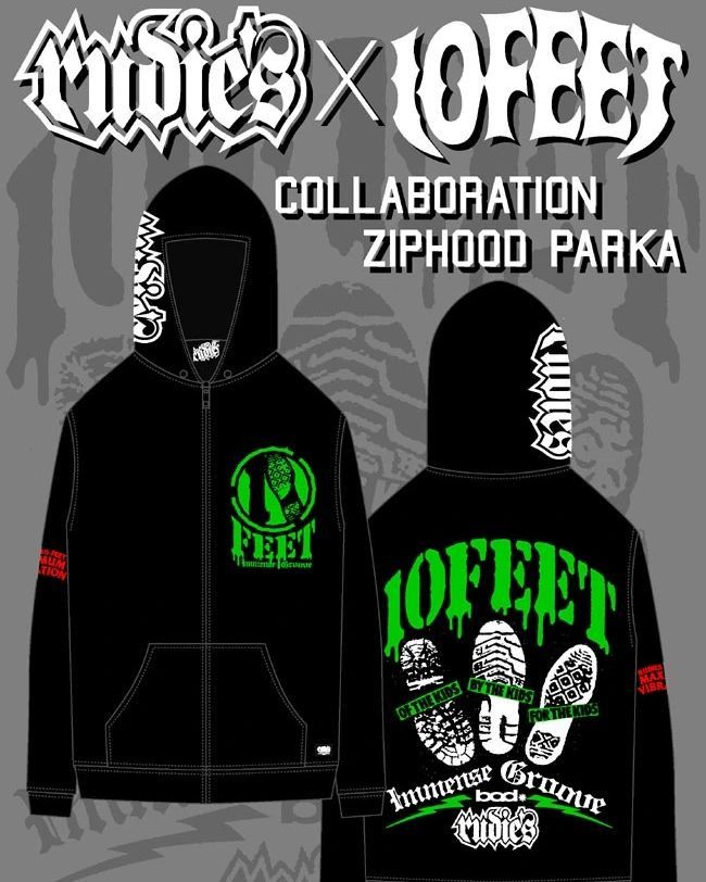 Band Tees × Japanese Brand 10-Feet x Rudies Immense Groove Band Hoodie Size US S / EU 44-46 / 1 - 9 Thumbnail
