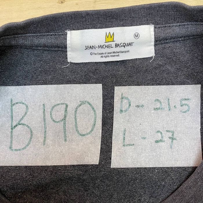 Jean-Michel Basquiat × Uniqlo B190 JEAN MICHEL BASQUIAT REVENGE EVIL THOUGHT TEE Size US M / EU 48-50 / 2 - 4 Thumbnail