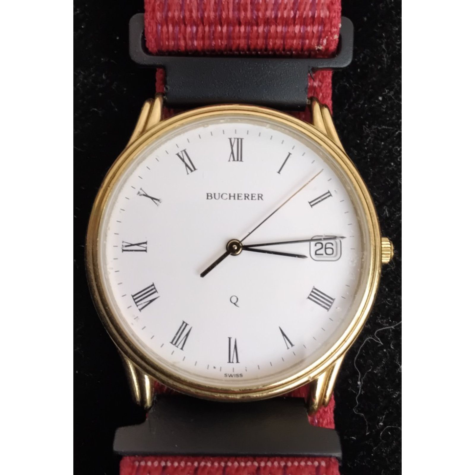 Other Bucherer Wrist Watch Men's Vintage 1990's Gold Plated Bezel Size ONE SIZE - 3 Thumbnail