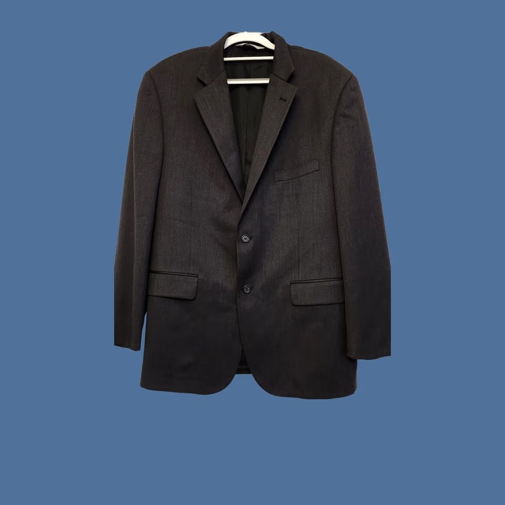 Pronto Uomo Pronto Uomo Blazer Mens 44R Gray 100% Wool Sport Coat Jacket Korea Business Size 44R - 1 Thumbnail