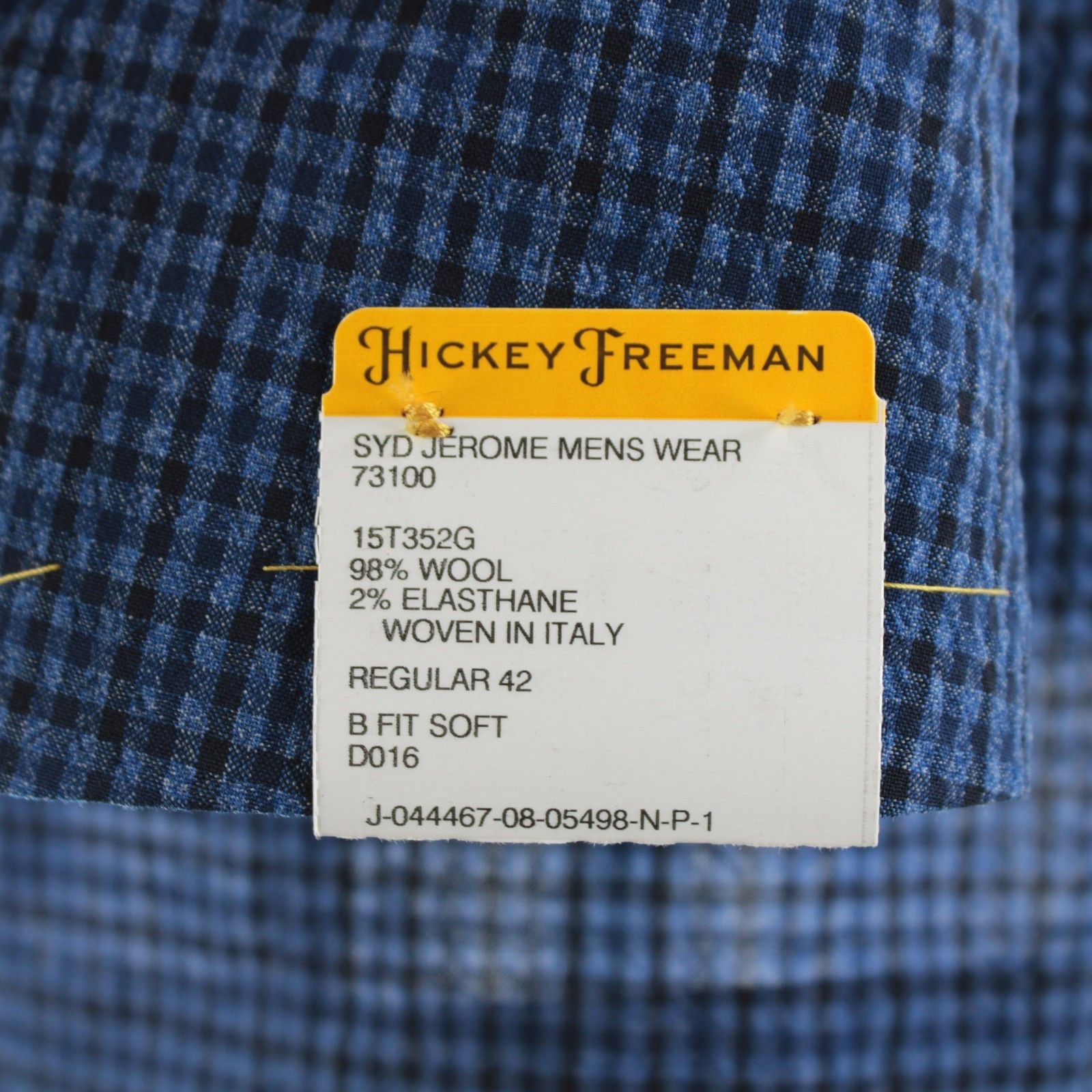Hickey Freeman Hickey Freeman Sport Coat Size 42 Regular US in Blue Size 42R - 4 Thumbnail