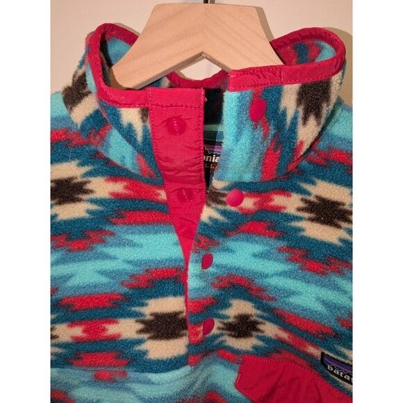 Patagonia Patagonia Synchilla Snap-T Fleece Pullover Aztec Teal M Size M / US 6-8 / IT 42-44 - 8 Thumbnail