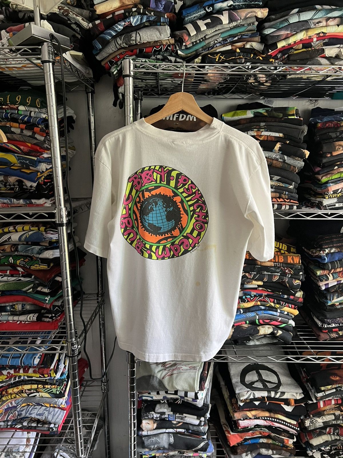 Bugle Boy 80s Bugle Boy Psycho Team Single Stitch Tee Size US M / EU 48-50 / 2 - 4 Thumbnail