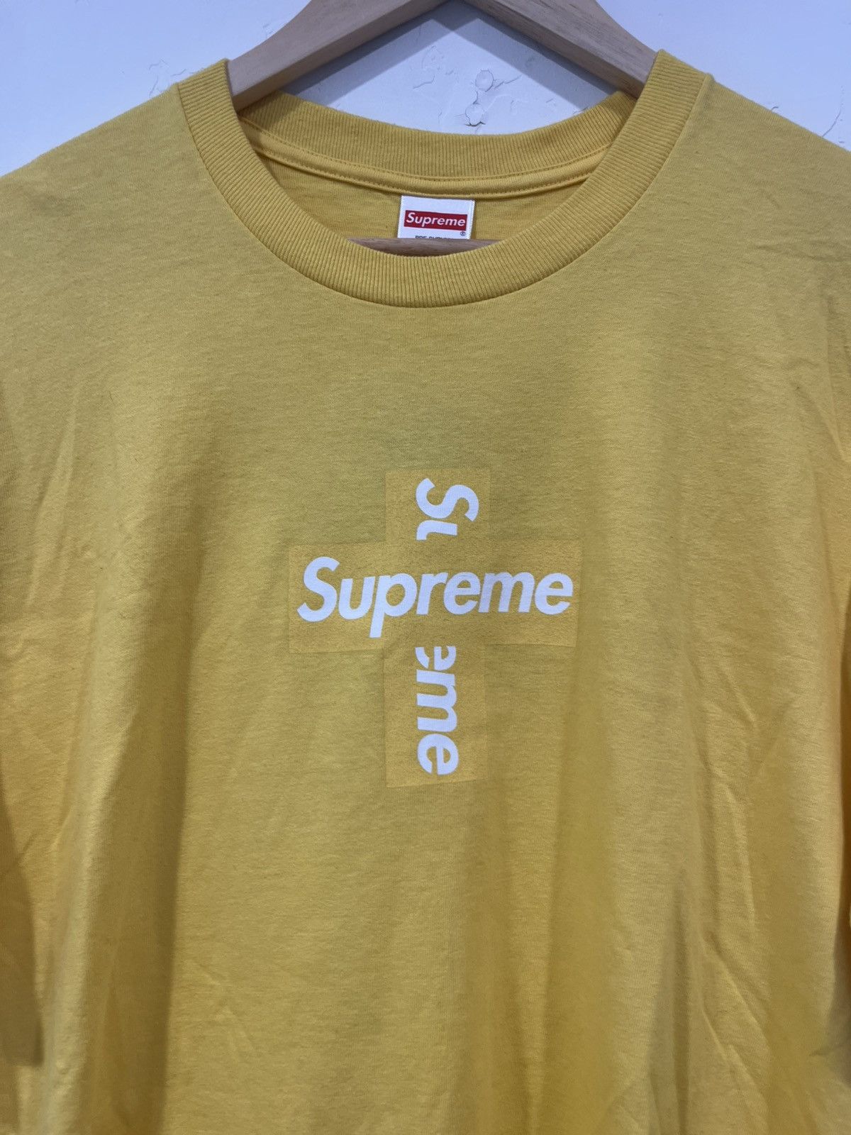 Supreme Supreme Cross Box Logo Tee | Grailed