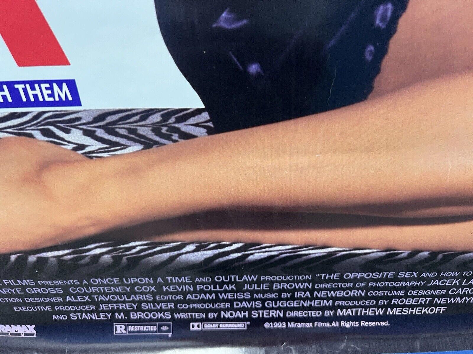 Designer Vtg The Opposite Sex Movie Poster 27x40 1st Courtney Cox Size ONE SIZE - 3 Thumbnail