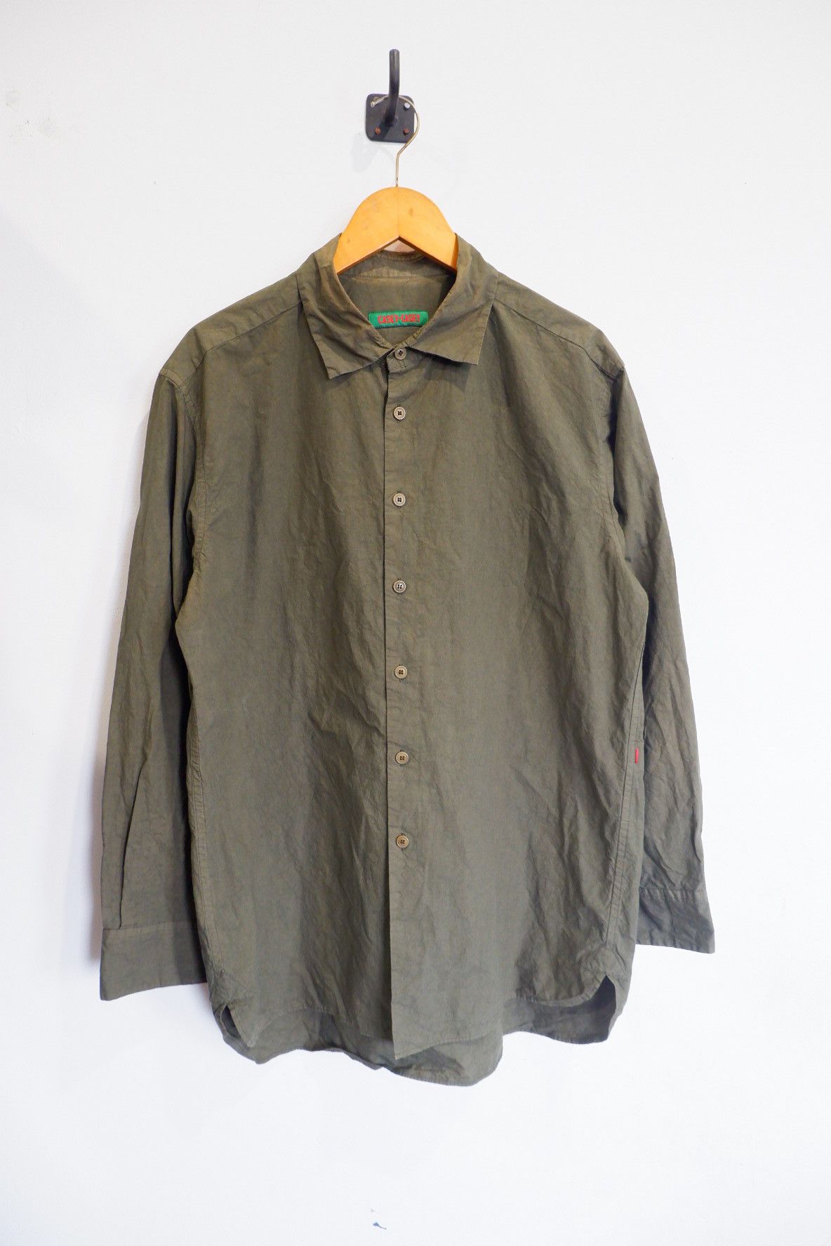 Big Raccourcie Cotton Paper Faded Shirts