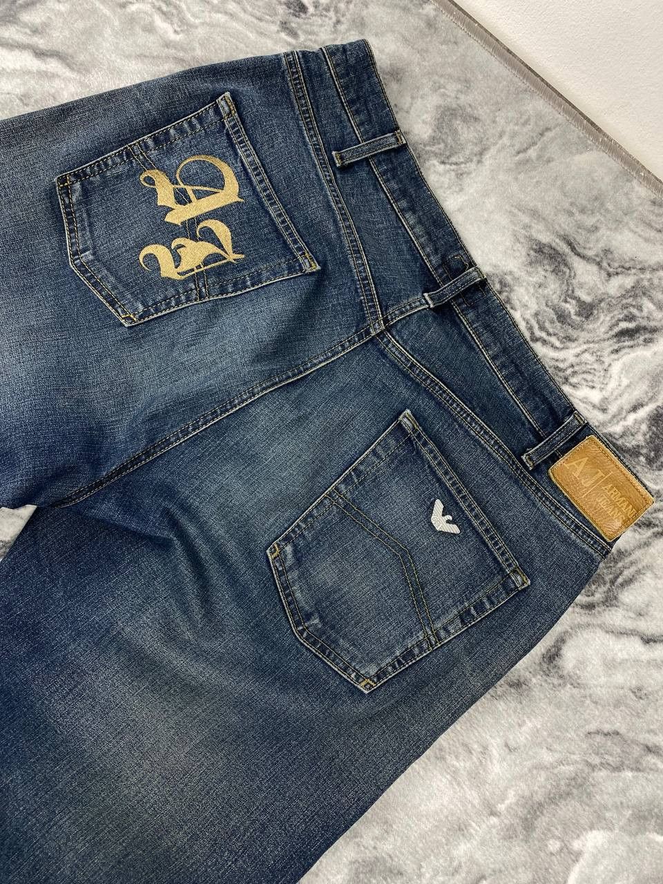 Armani Vintage Armani Denim Baggy Jeans Size US 38 / EU 54 - 2 Thumbnail
