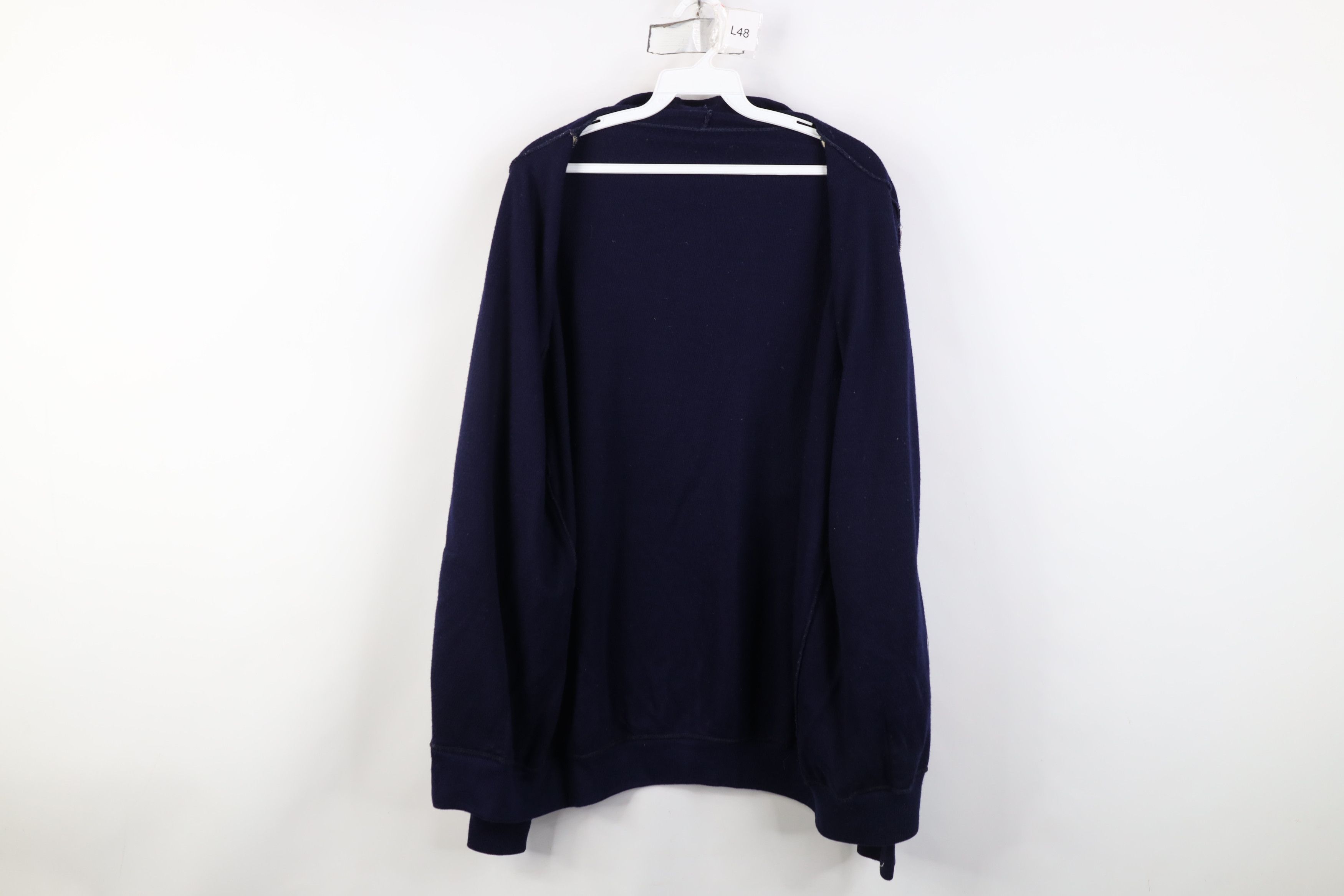 Vintage Vintage 70s Streetwear Thin Full Zip Hoodie Sweatshirt USA Size US XL / EU 56 / 4 - 11 Thumbnail