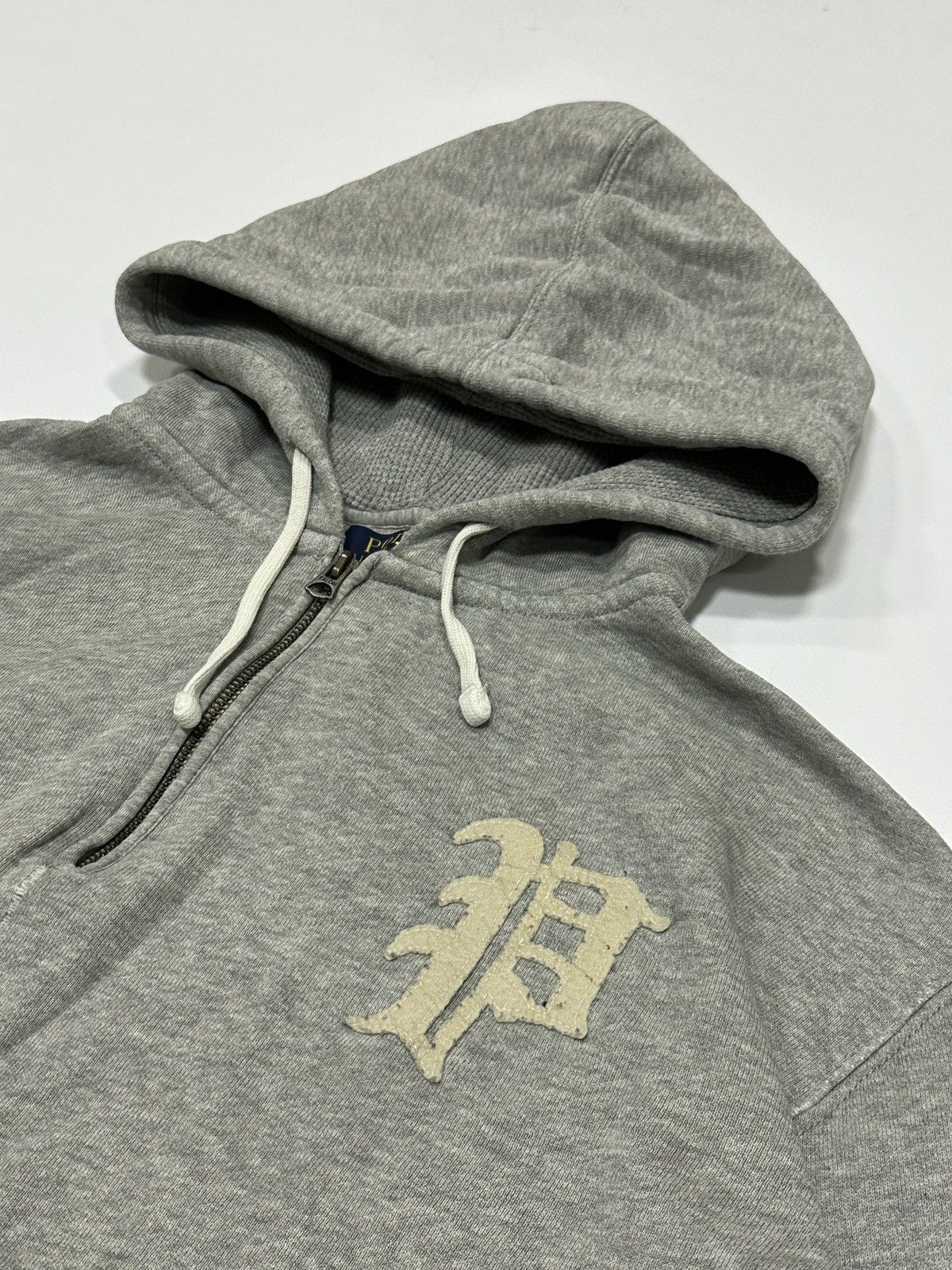 Polo Ralph Lauren Polo Ralph Lauren P Logo 1/4 Zip Hoodie Gray Men’s XL Size US XL / EU 56 / 4 - 4 Thumbnail