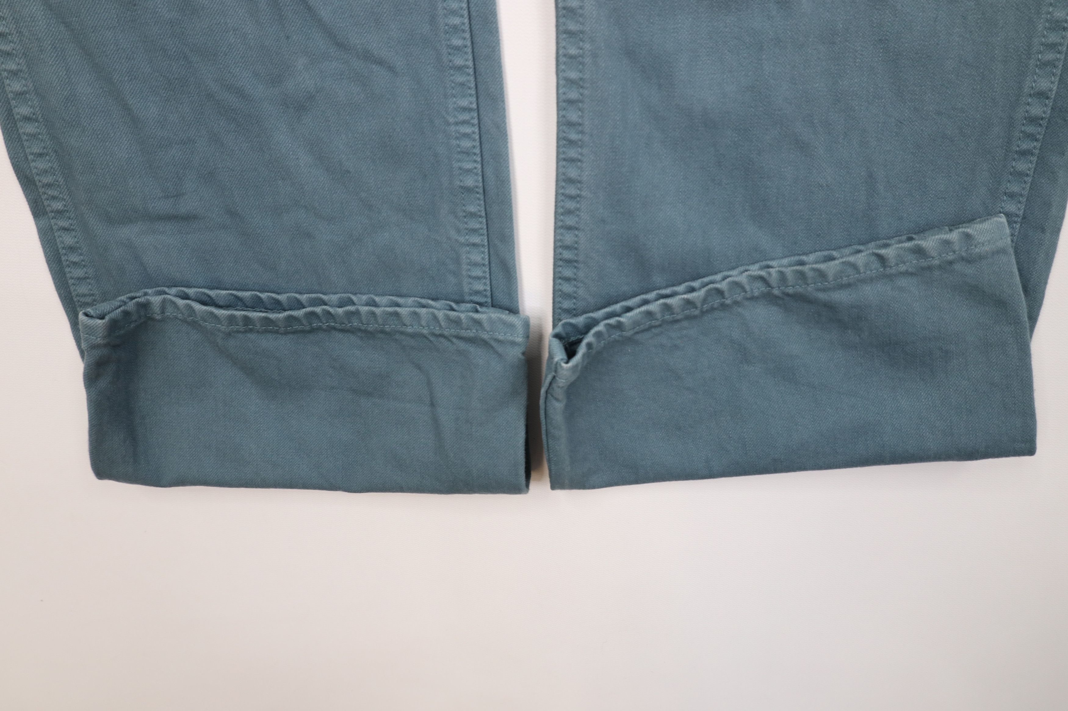 J.Crew Vintage Y2K J Crew Stonewash Slim Straight Jeans Teal Size US 34 / EU 50 - 5 Thumbnail