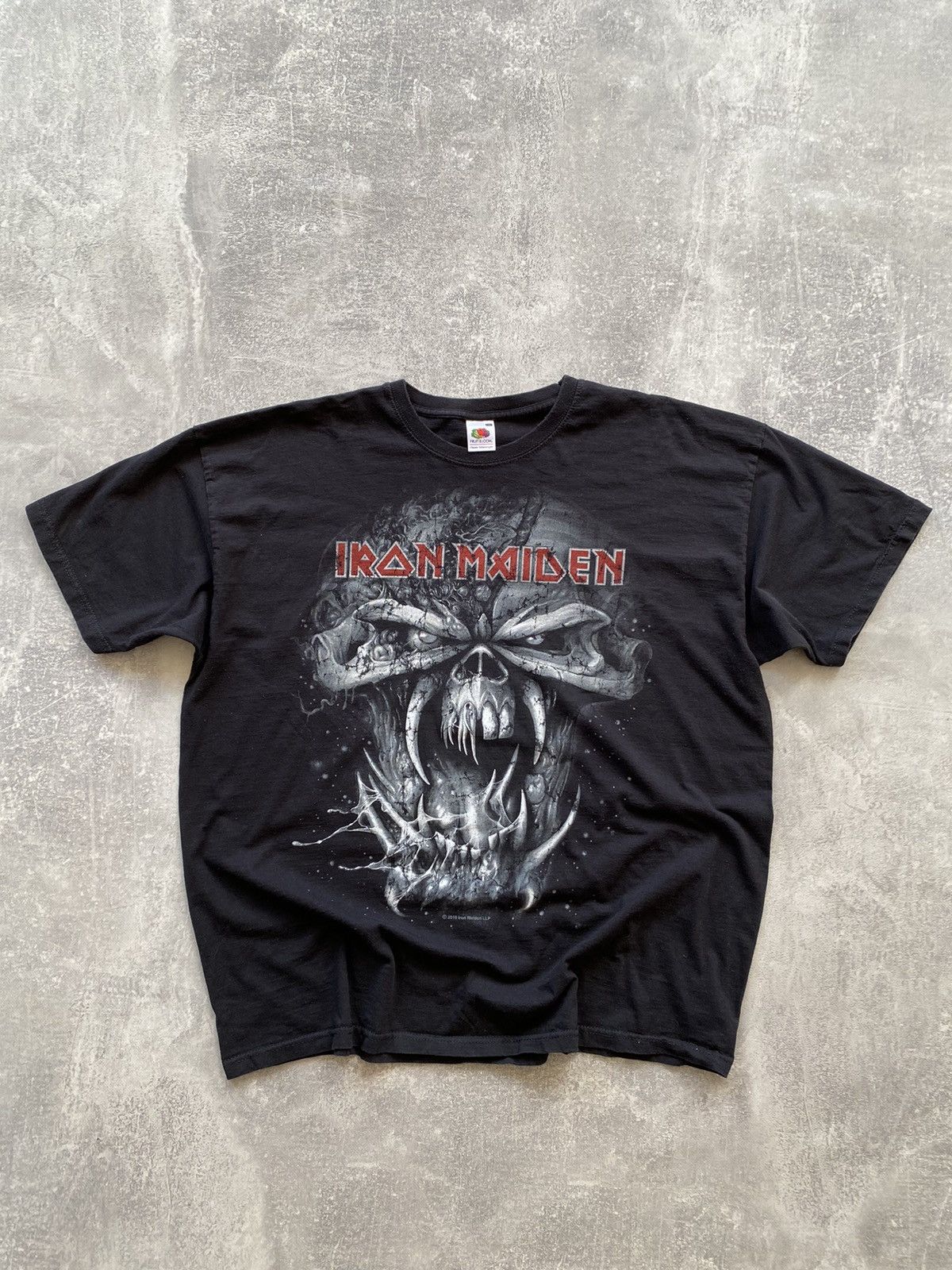 Band Tees × Iron Maiden × Vintage Vintage Iron Maiden Skull Oversize Tee Size US XL / EU 56 / 4 - 1 Thumbnail