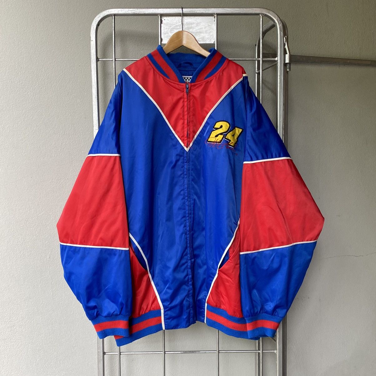 Nutmeg Nutmeg Gordon Racing Jacket – Blue/Red Size US XL / EU 56 / 4 - 8 Thumbnail