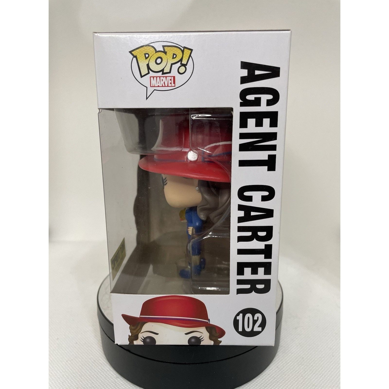 Marvel Comics Funko Pop! Agent Peggy Carter w/gold orb #102 Hot Topic Excl Size ONE SIZE - 3 Thumbnail