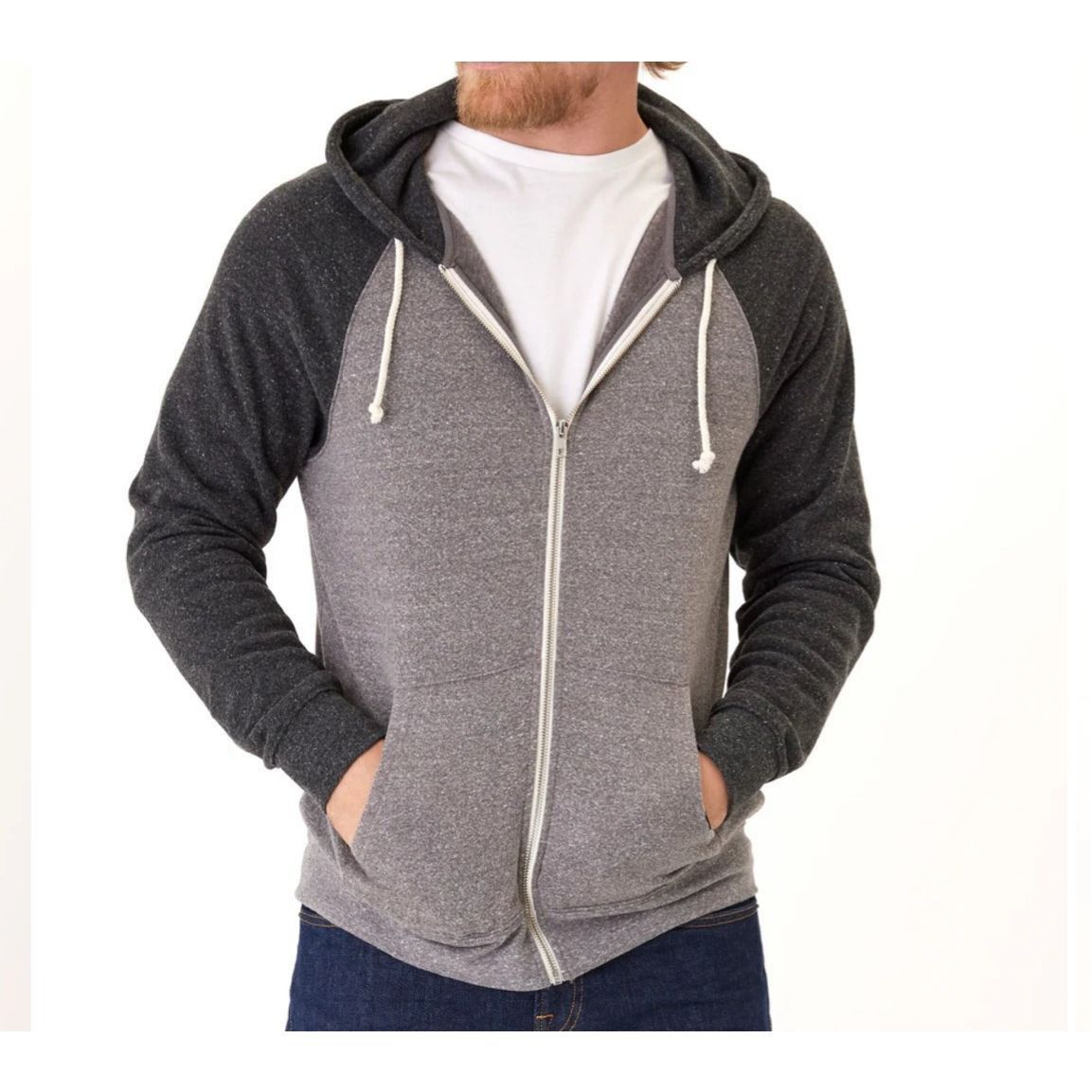 Threads 4 Thought Threads 4 Thought NWT TRIBLEND RAGLAN COLORBLOCK ZIP FLEECE Size US XS / EU 42 / 0 - 1 Thumbnail