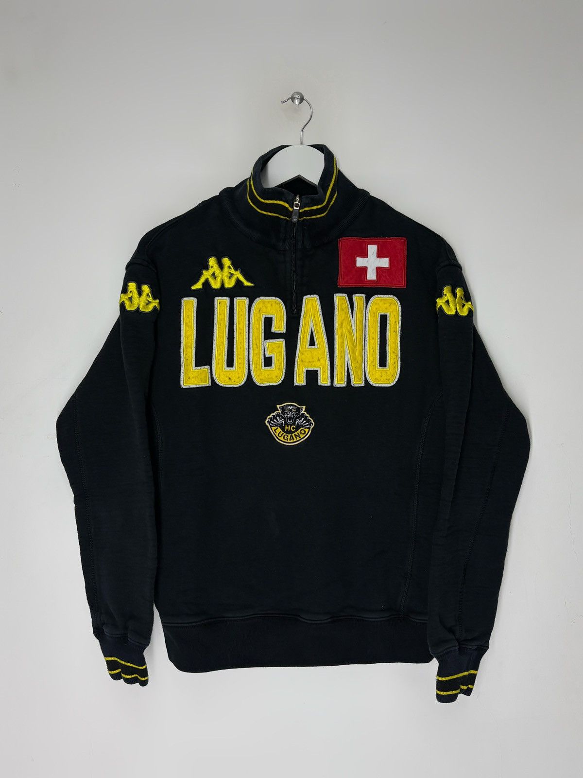 Kappa Vintage kappa Lugano hockey club sweatshirt Size US M / EU 48-50 / 2 - 1 Thumbnail