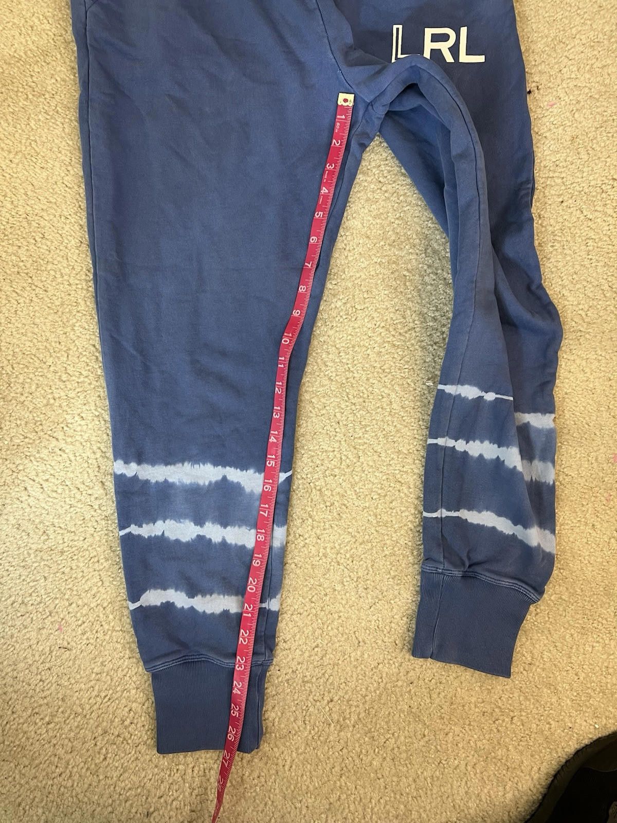Lauren Ralph Lauren RALPH LAUREN Tie-Dye French Terry Jogger Pants Medium Size 32" / US 10 / IT 46 - 9 Thumbnail