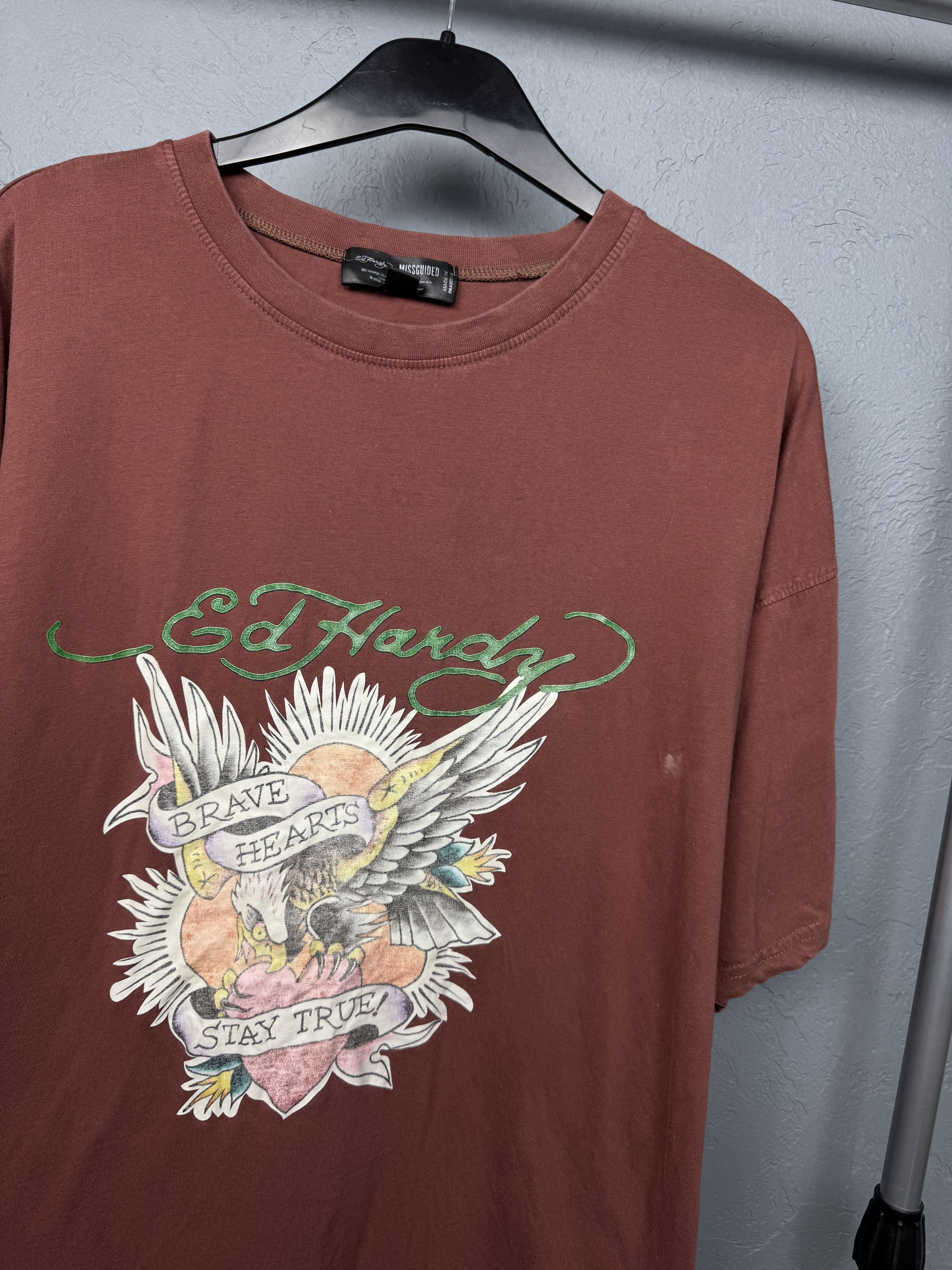 Ed Hardy Ed Hardy x Missguided Womens Oversized T-Shirt Size M / US 6-8 / IT 42-44 - 2 Thumbnail