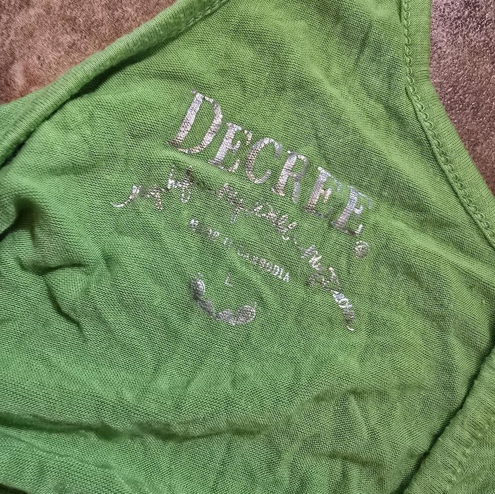 Decree Lime Green Decree Flowy Tank Size L / US 10 / IT 46 - 3 Thumbnail