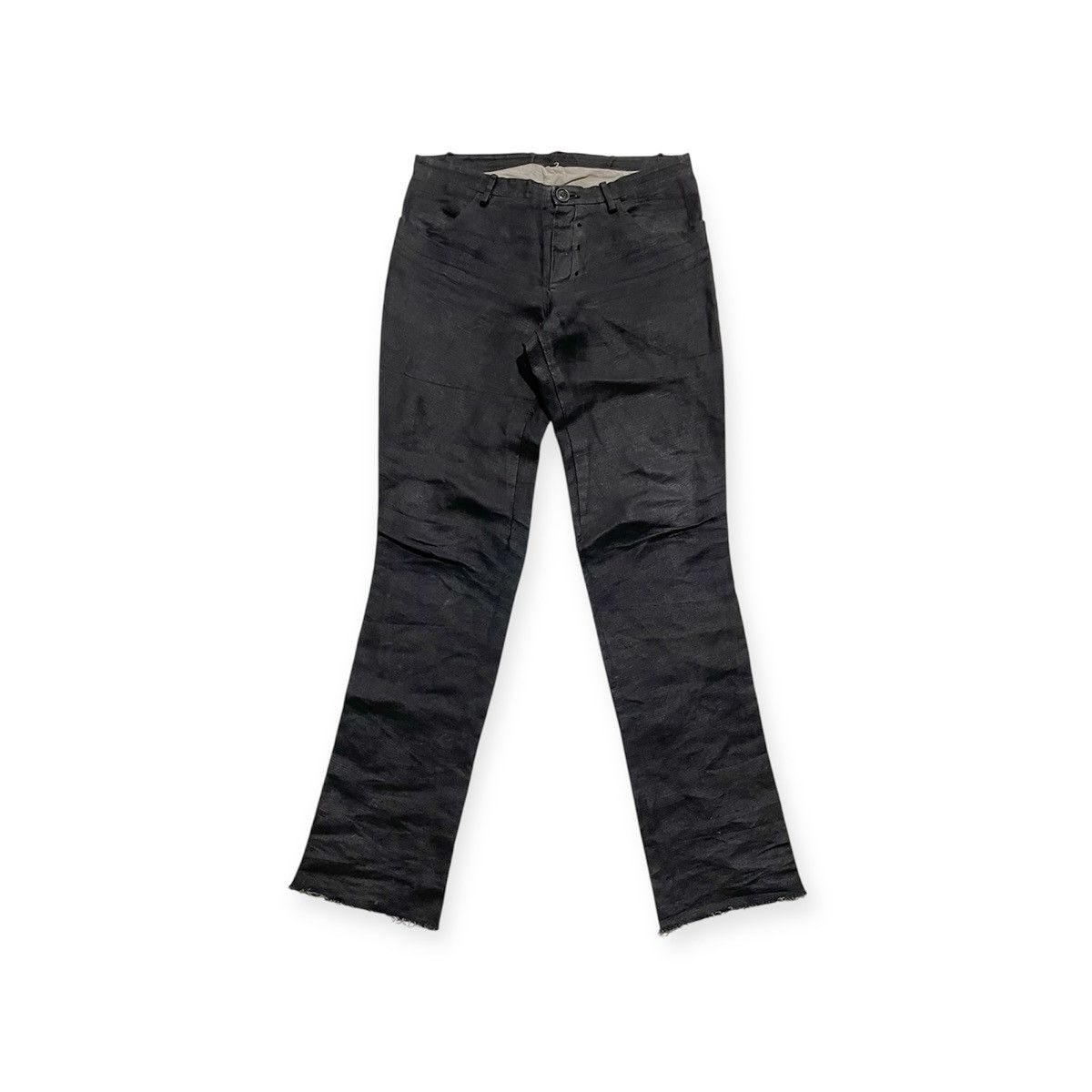 Label Under Construction Waxed Selvedge J Cut Pants Size US 32 / EU 48 - 2 Thumbnail