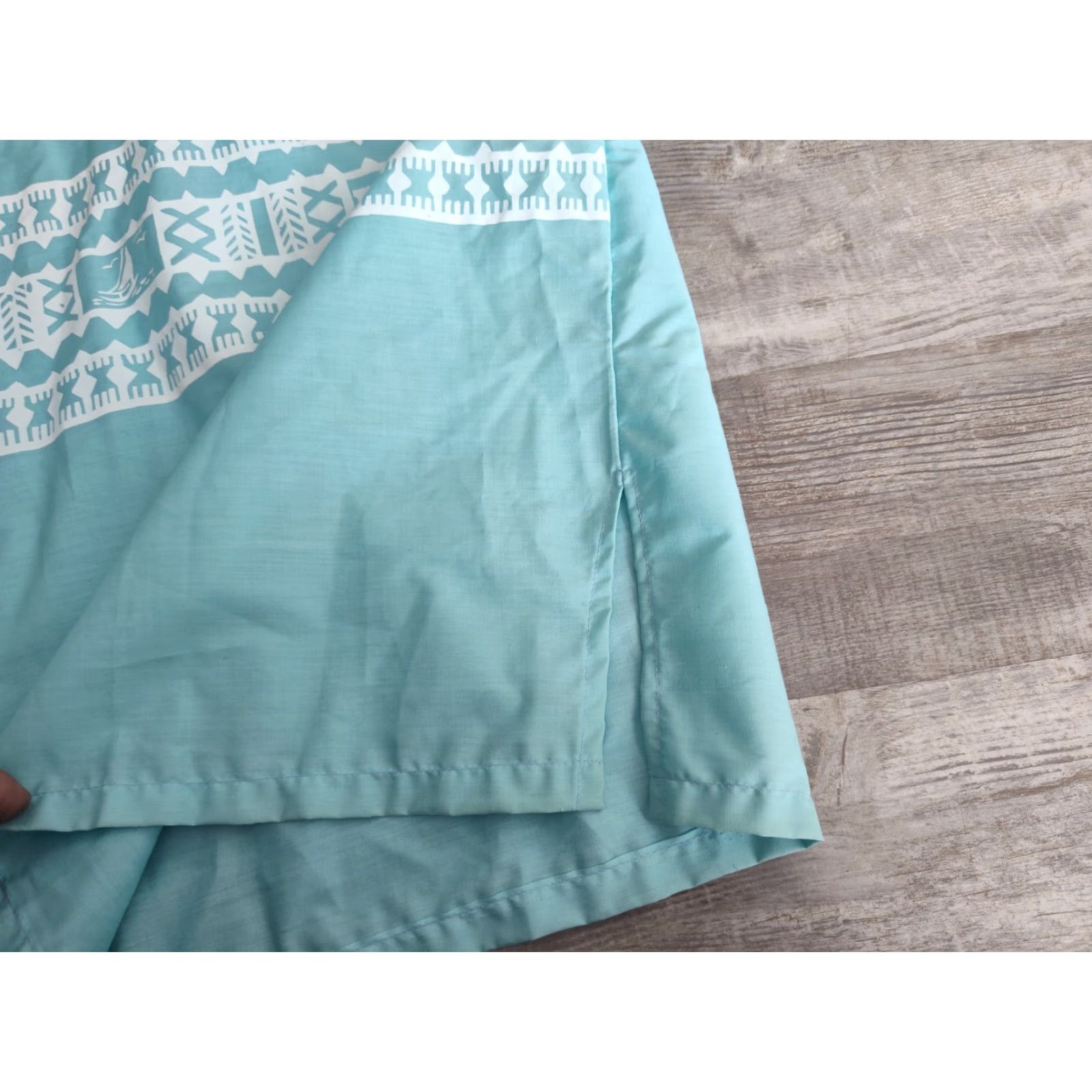 Vintage Vintage 70s Button Up Short Sleeve Beach Camp Shirt XL Blue SailBoat Ocean Size US XL / EU 56 / 4 - 7 Thumbnail