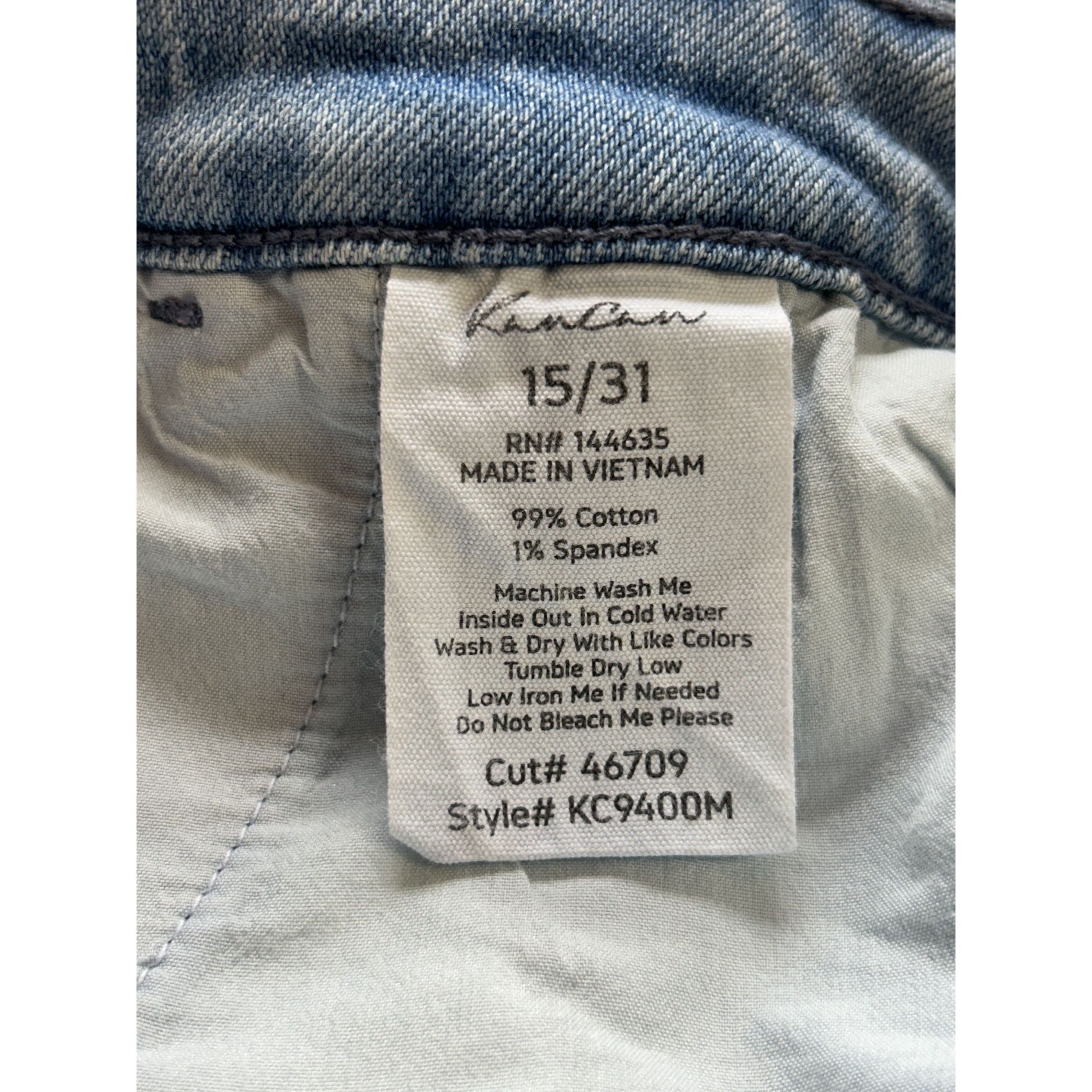 Kancan USA KanCan High Rise Cropped Wide Leg Jeans in Medium Blue Size 31" - 6 Thumbnail