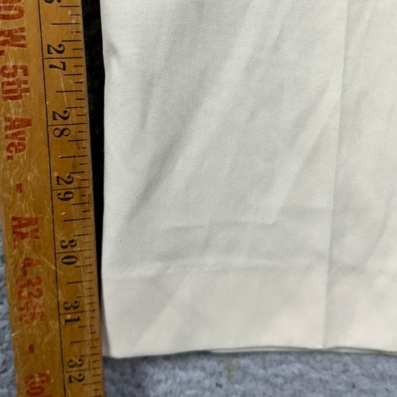 Calvin Klein Calvin Klein Pants Mens 40X32 Ivory Dress Pants Flat Front Stretch Straight Leg Business Formal Women? Mens Size US 40 / EU 56 - 6 Thumbnail