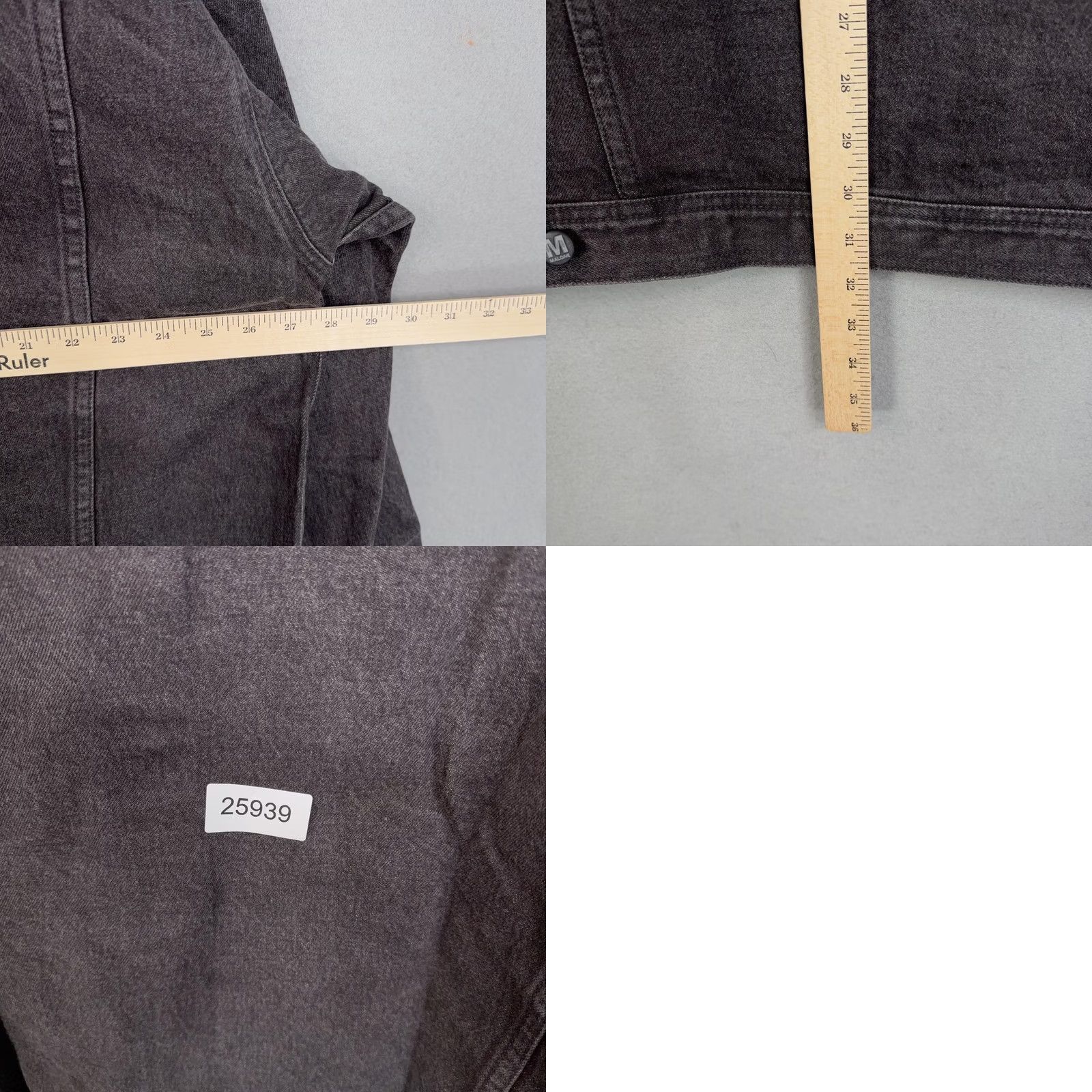Vintage VINTAGE Maurice Malone MoJeans Jacket Mens 4XL Gray Denim Varsity 90s Mens Size US 39 - 8 Thumbnail