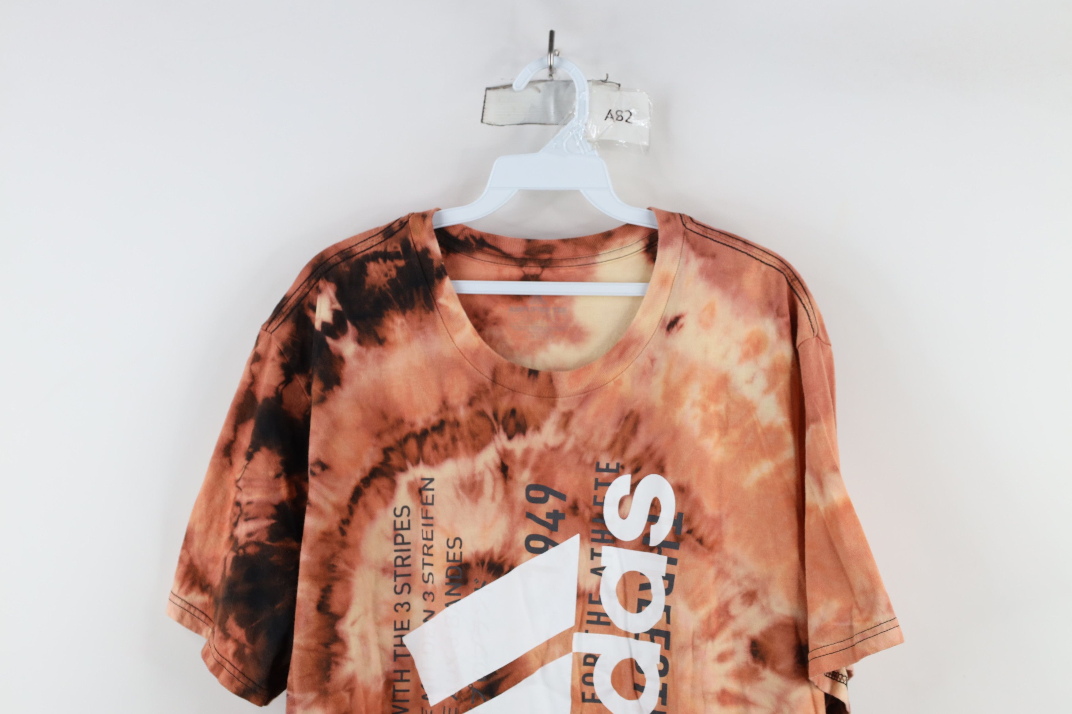 Adidas × Vintage Vintage Y2K Adidas Big Logo Acid Wash Short Sleeve T-Shirt Size US XXL / EU 58 / 5 - 2 Thumbnail