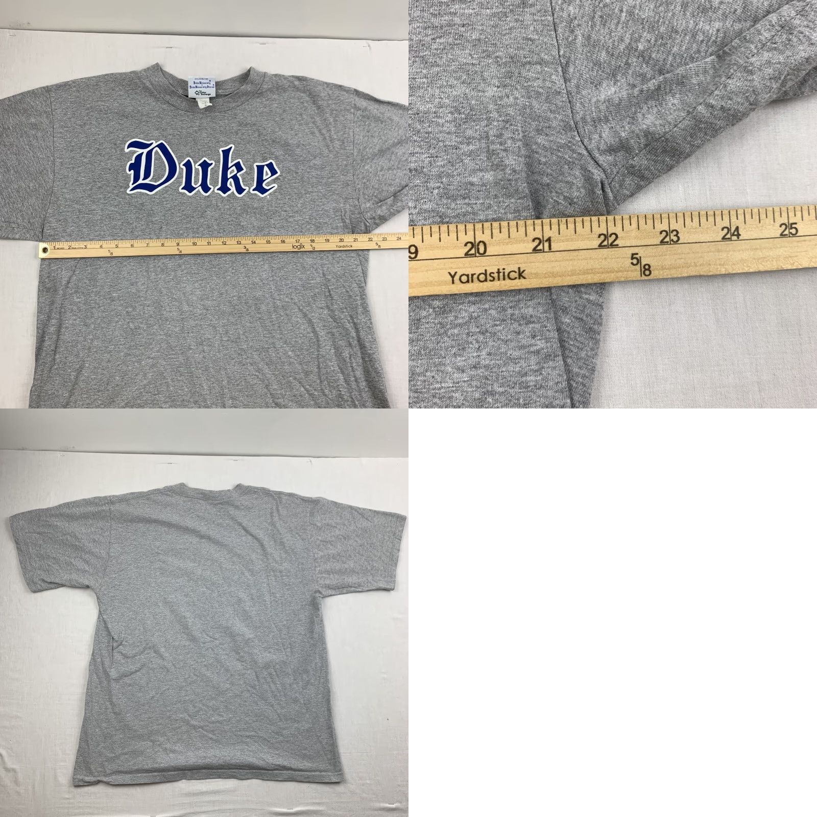Vintage VINTAGE Duke Shirt Adult XL Gray Logo 90s College Mens T-Shirt XL Gray Duke University Sports Size US XL / EU 56 / 4 - 8 Thumbnail